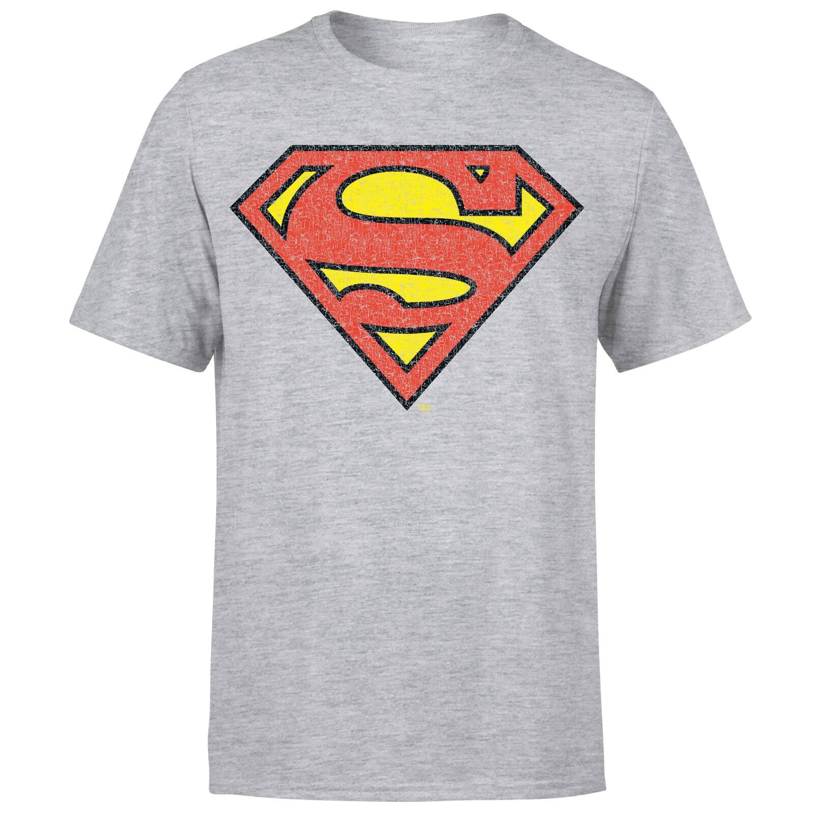 grey superman t shirt