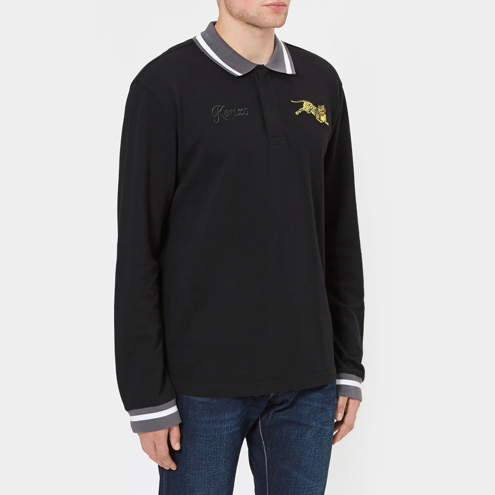 kenzo long sleeve polo