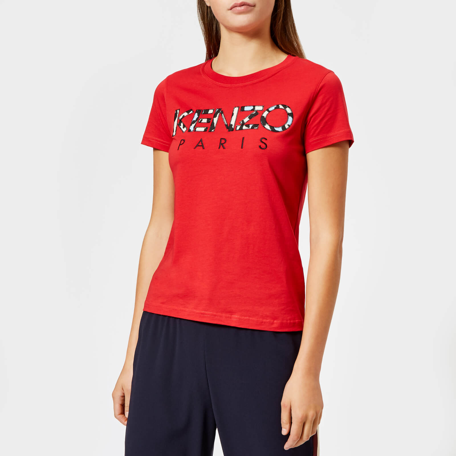 red kenzo t shirt women's