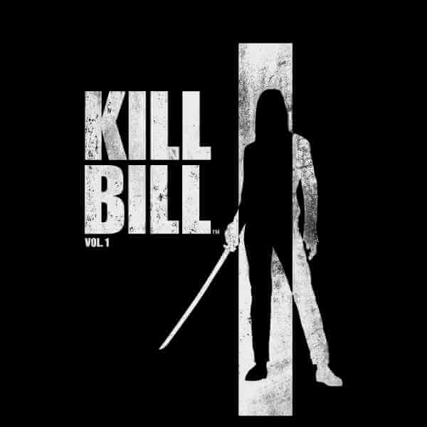 Camiseta Kill Bill Silueta - Hombre - Negro