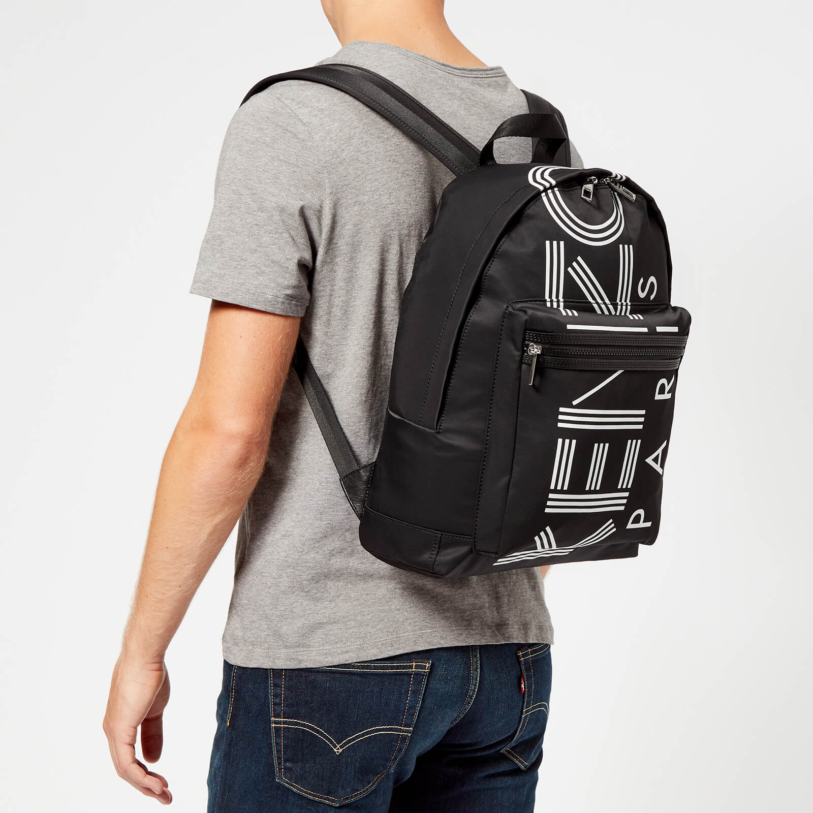 全线78折,kenzo 高田贤三 sport logo 男款双肩背包免费直邮到手1230