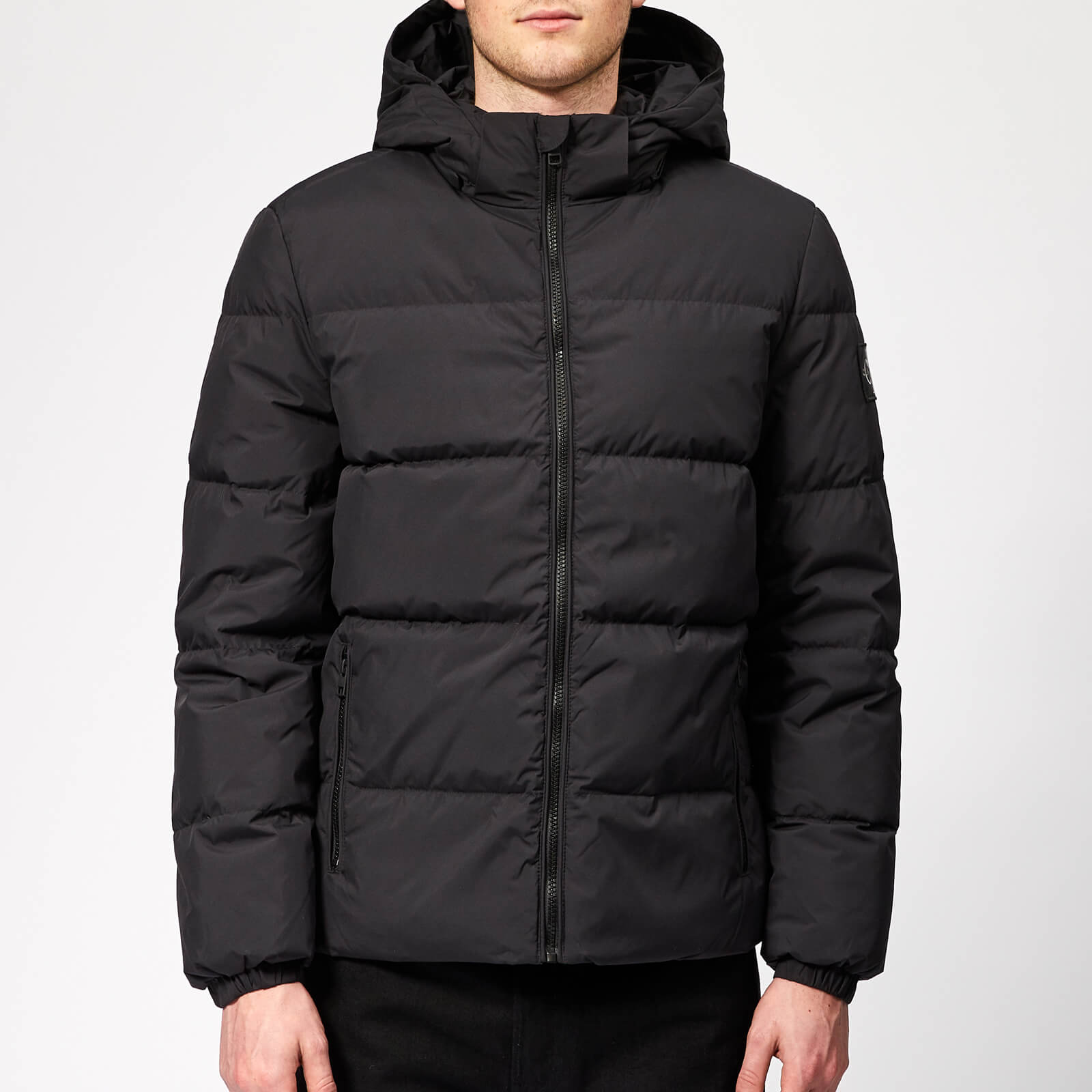 calvin klein black winter jacket
