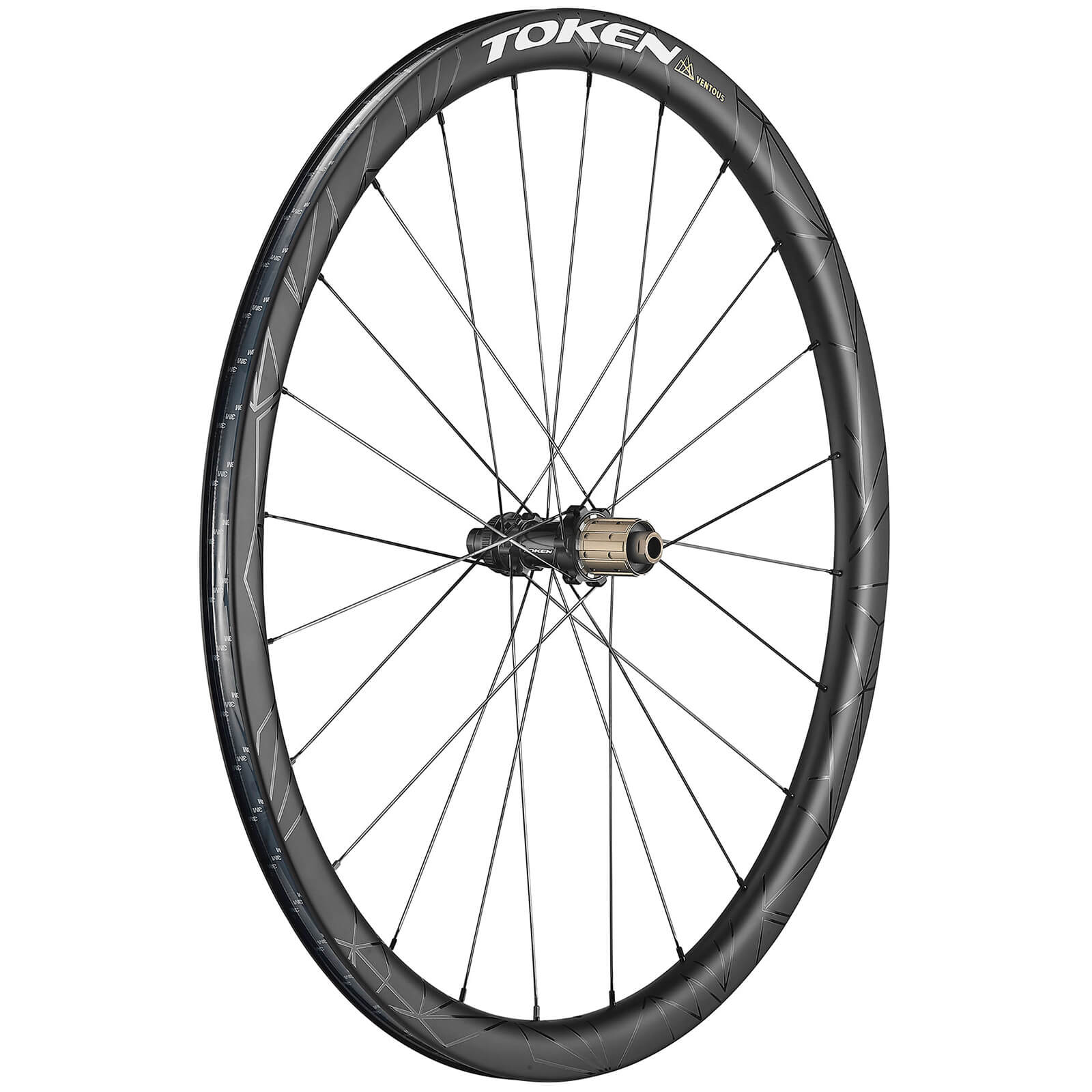 Token Ventous Disc Prime Carbon Tubeless Ready Wheelset - Shimano