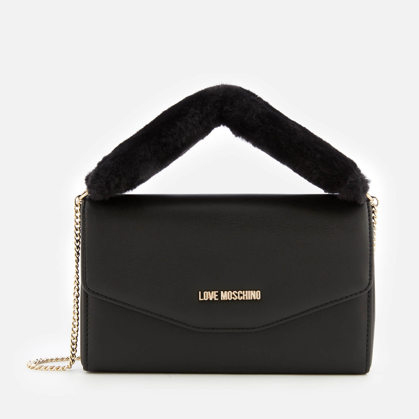 moschino fur bag
