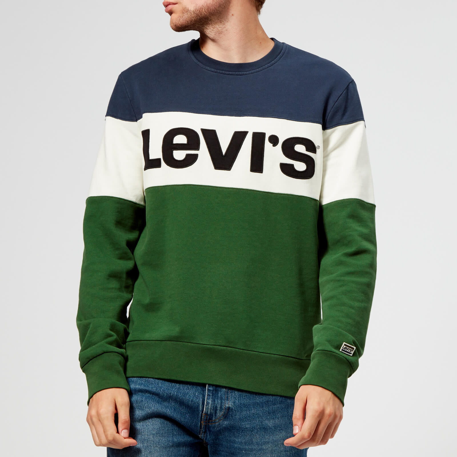levi's colorblock sweatshirt
