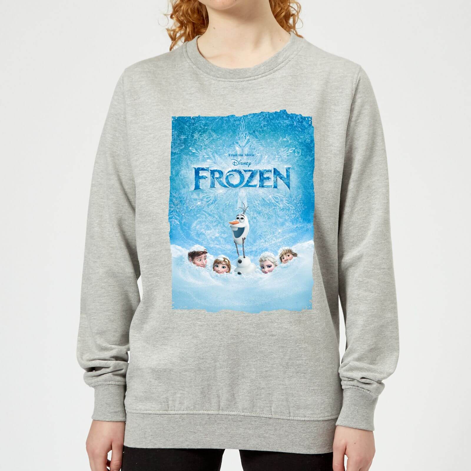 Frozen Snow Poster Dames Trui Grijs | Zavvi.nl Frozen Snow Poster Dames Trui Grijs | Zavvi.nl