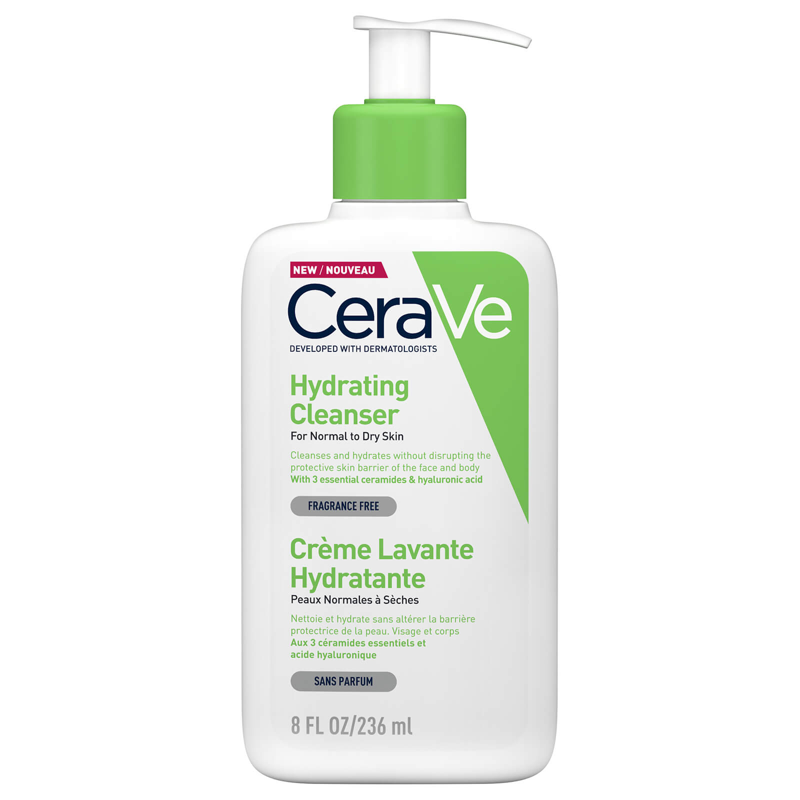 Cerave Hydrating Cleanser 236ml Free Shipping Lookfantastic