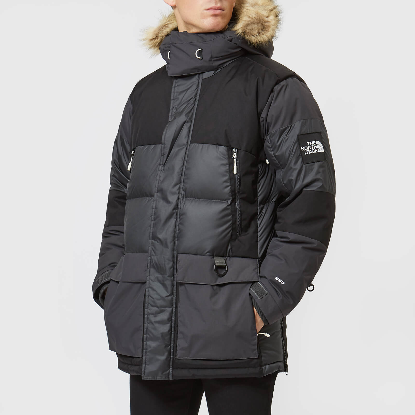 north face grey parka