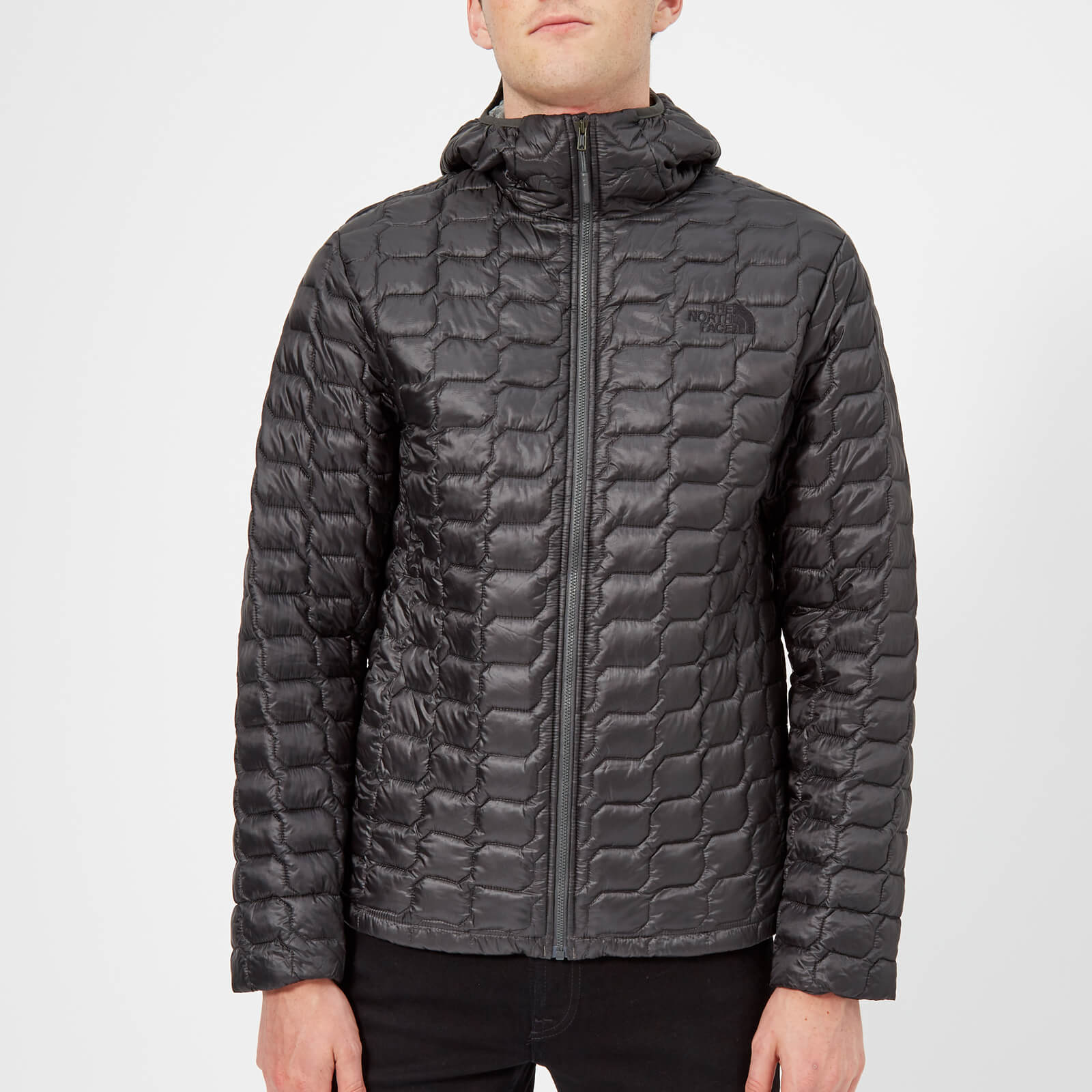 north face thermoball hoodie grey