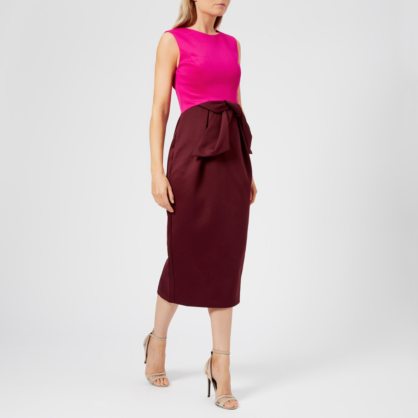 ted baker nikkita tulip bow dress