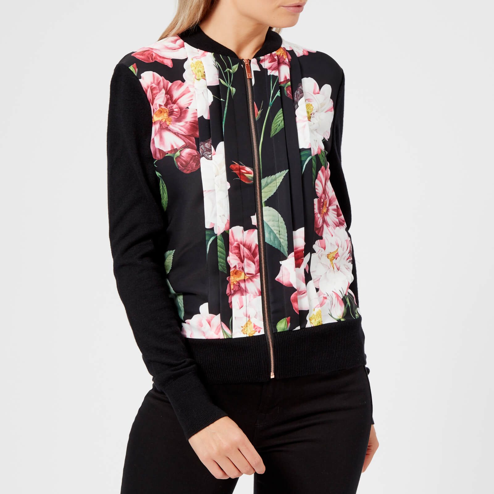 Women S Clothing Ted Baker Jaymiey Iguazu Pleated Front Jacket New