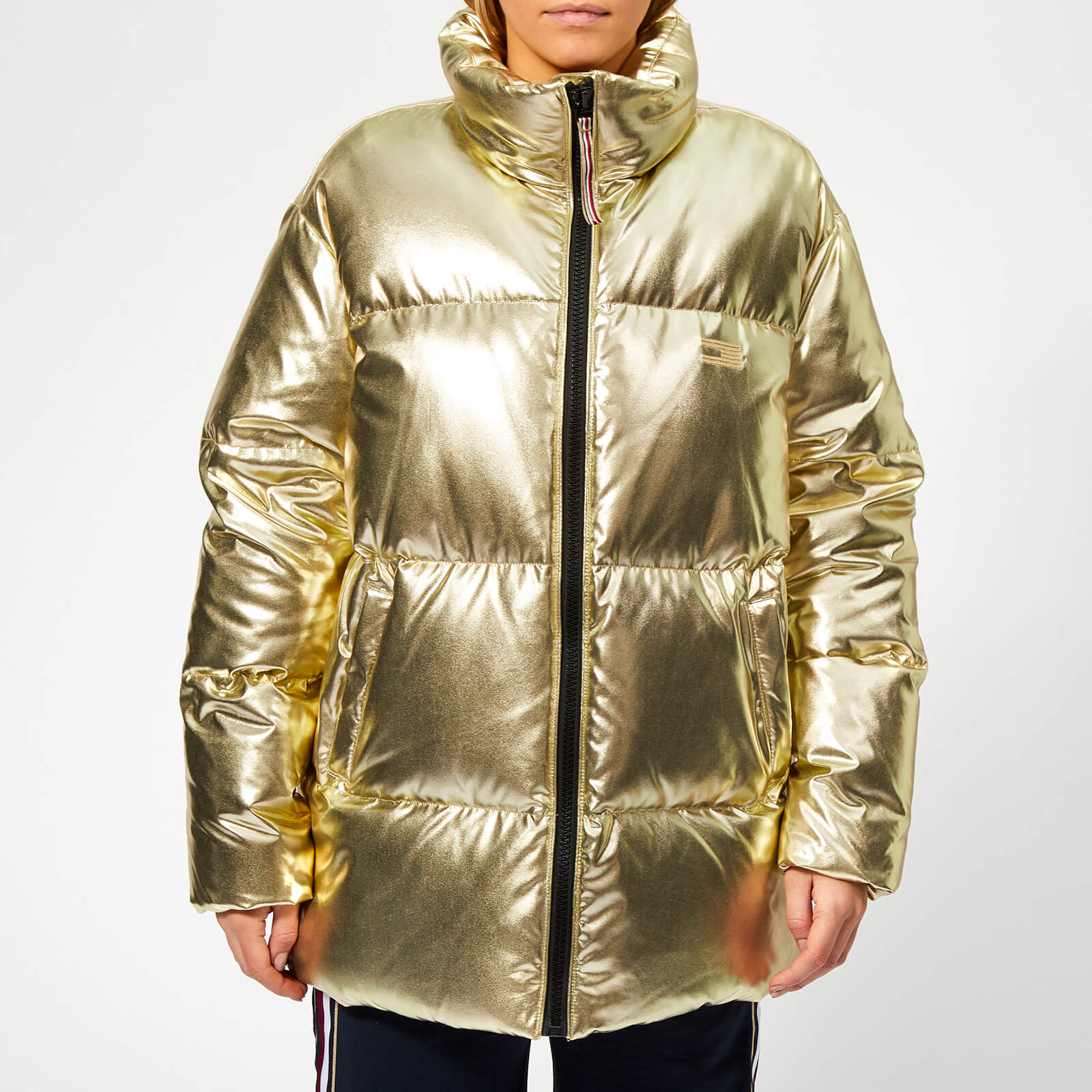 tommy hilfiger gold coat