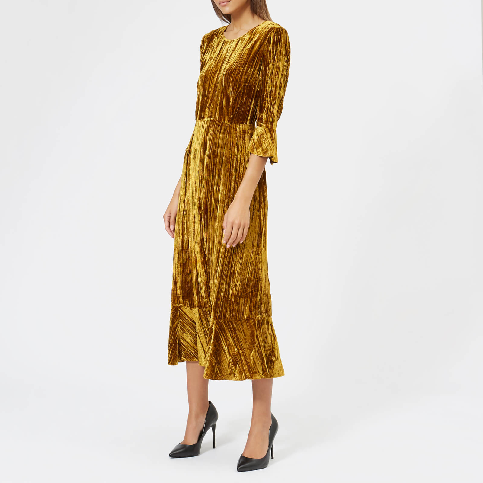 stine goya velvet dress