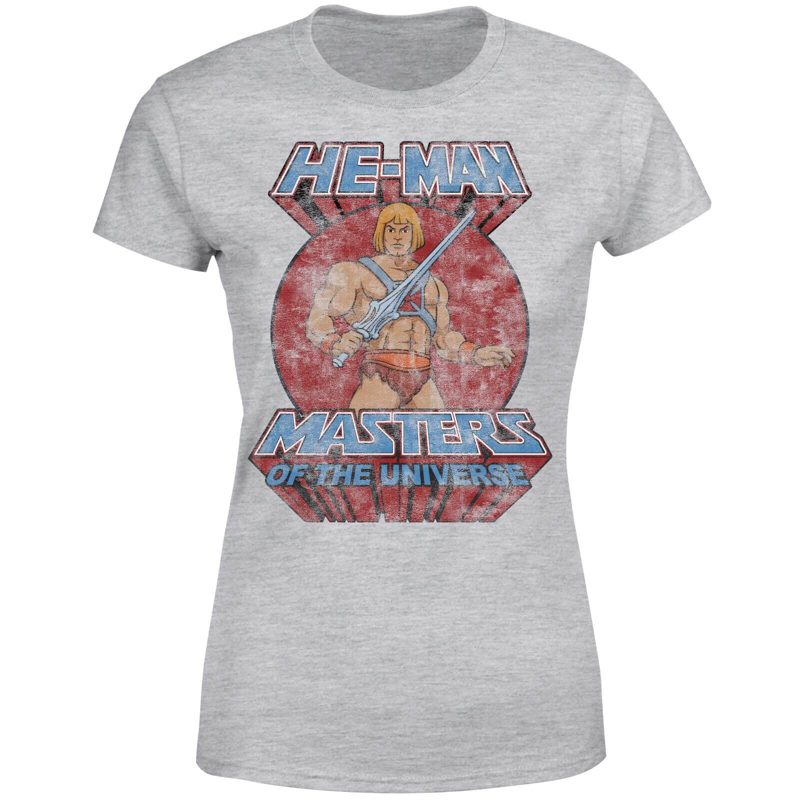 Universo Gris Desgastado Man He Masters Efecto Mujer Camiseta Del 34Rj5qScAL