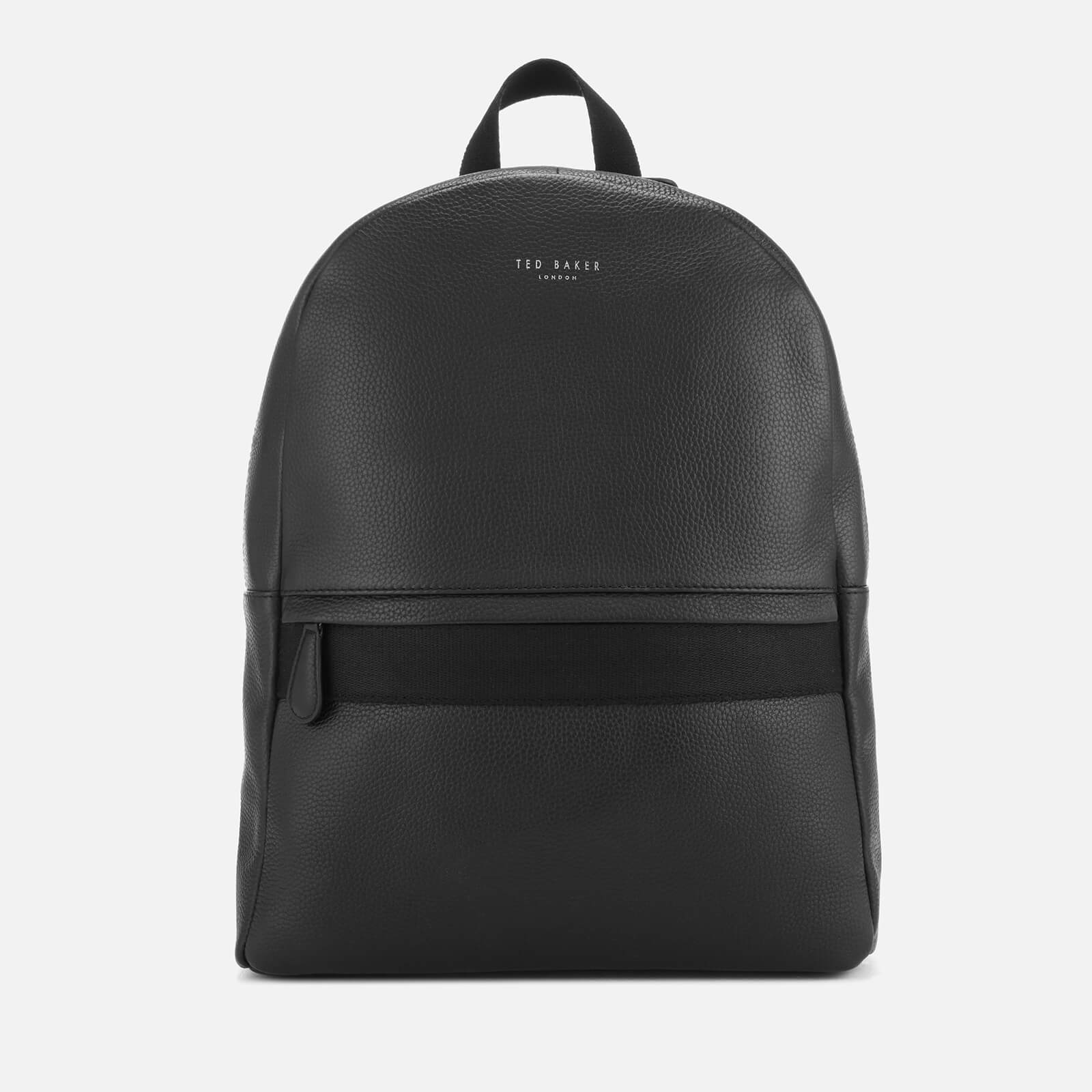 ted baker black leather backpack