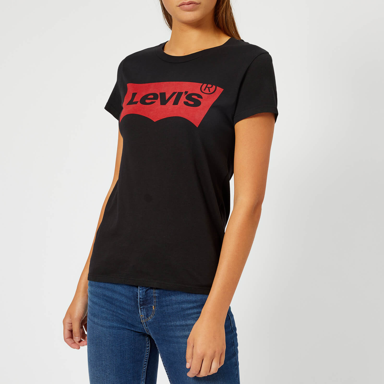 black t shirt levis