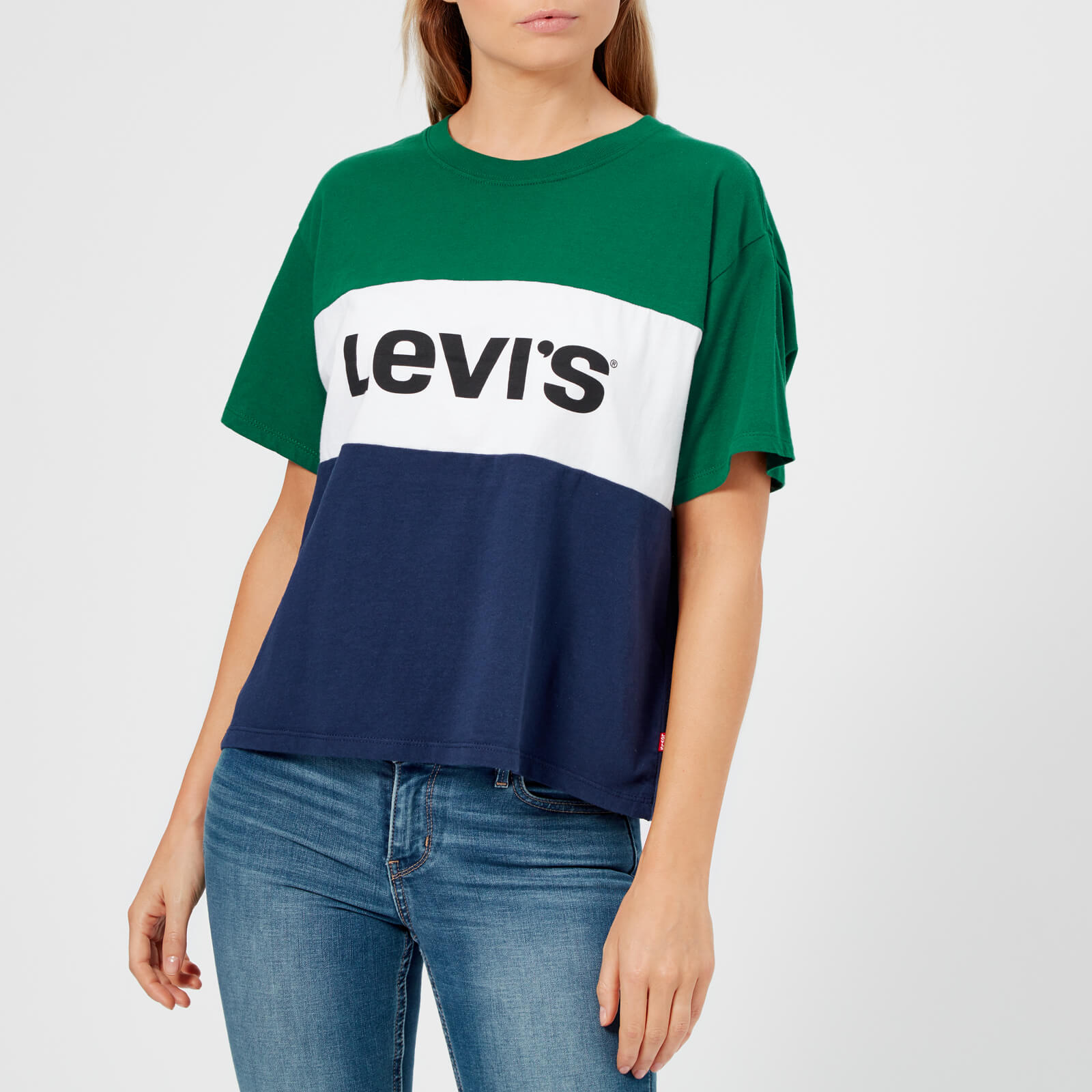 levis blue t shirt women's