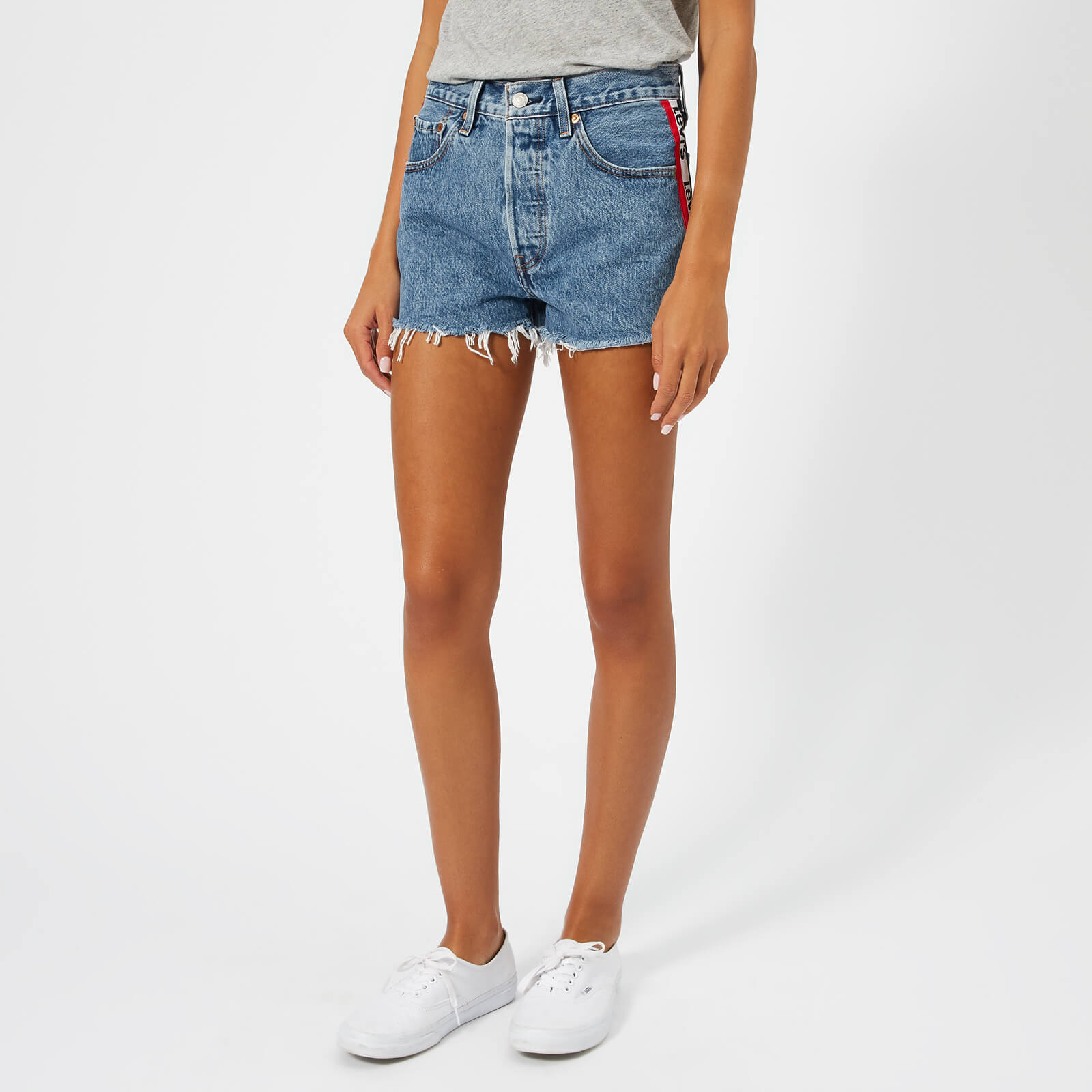 levi's 501 high rise shorts women's