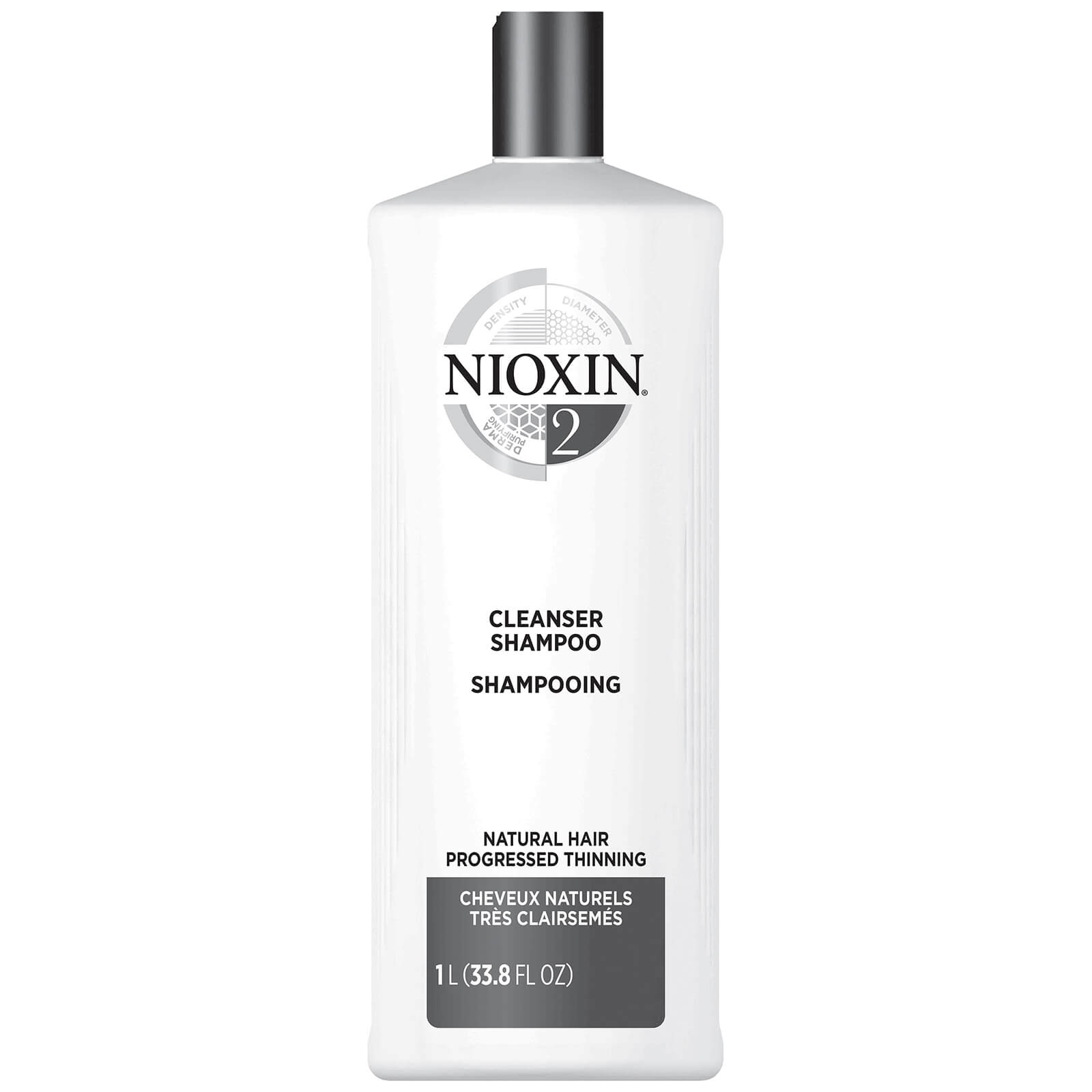 Nioxin 3 Part System 2 Cleanser Shampoo For Natural Hair With Progressed Thinning 1000ml