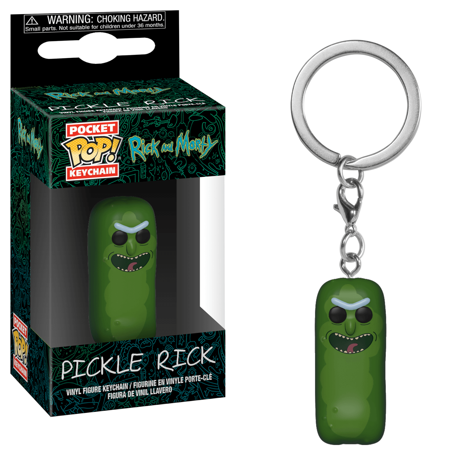 RICK FROM RICK AND MORTY KEYCHAIN