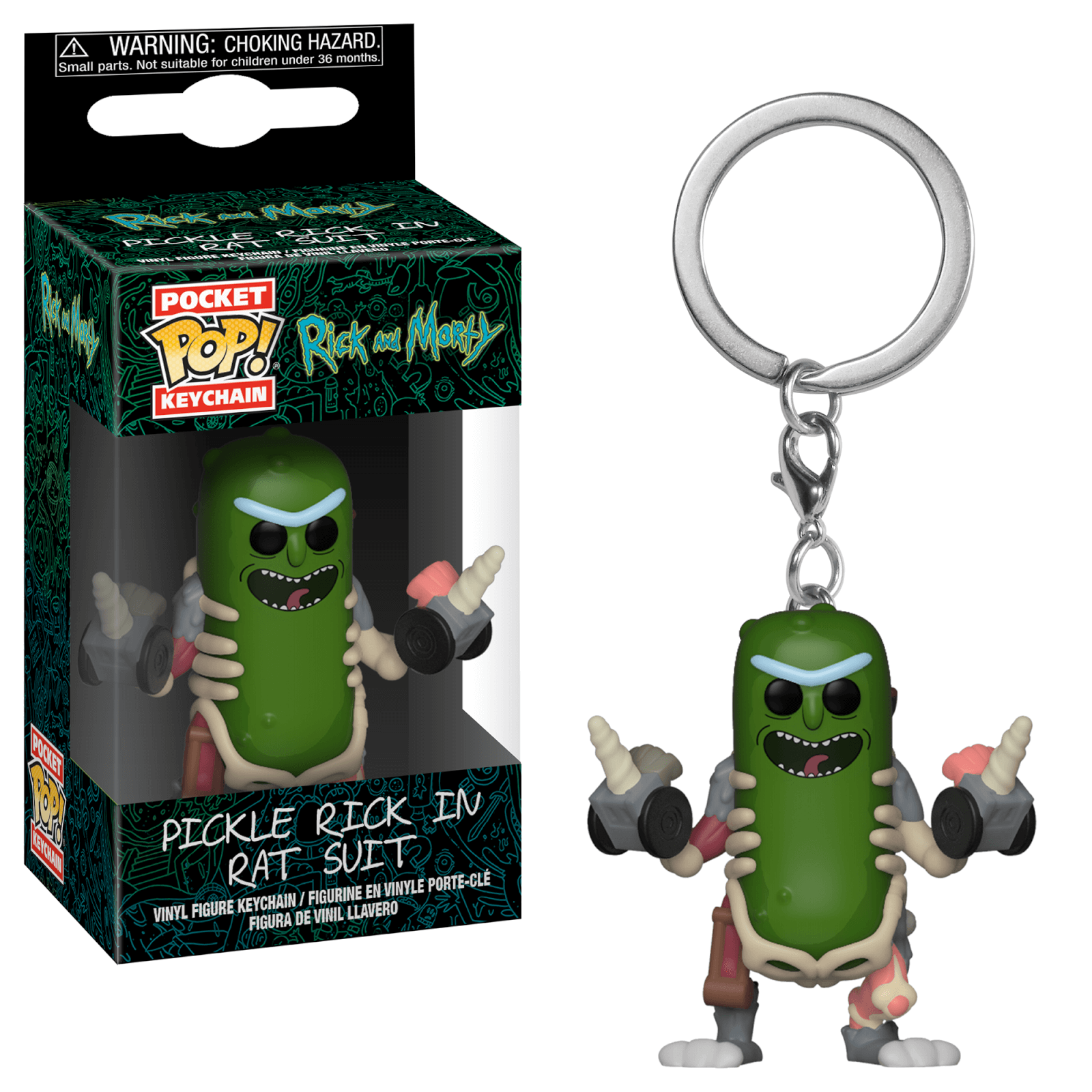 pickle rick rat suit plush