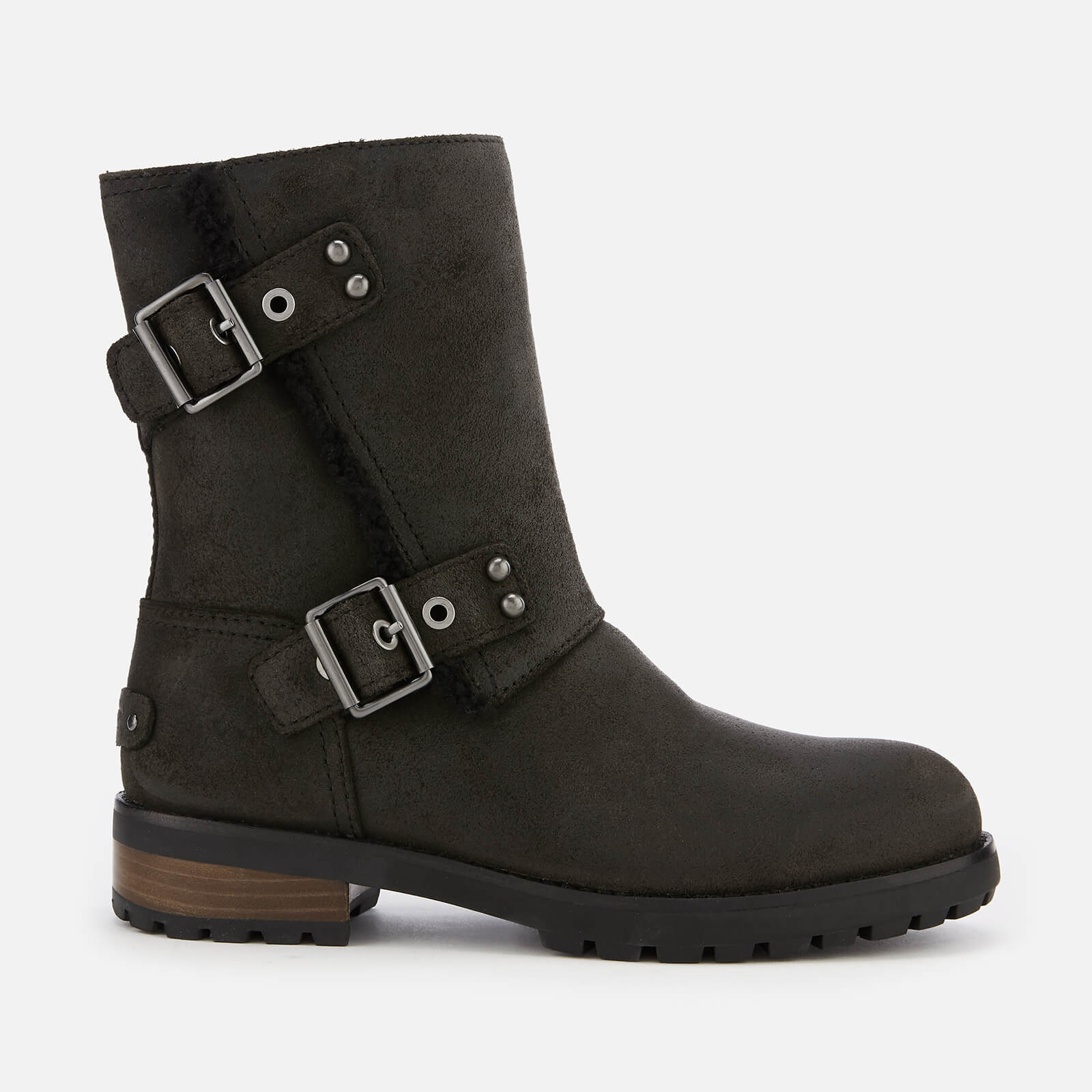 ugg niels biker boots black