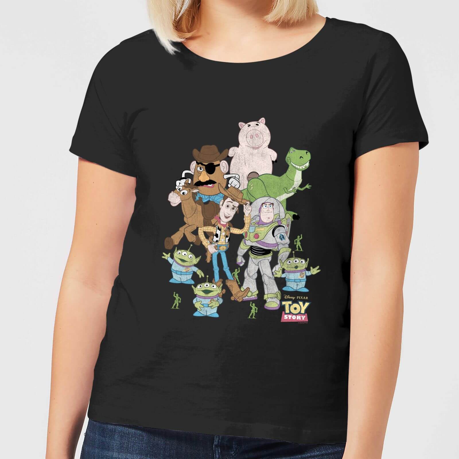 Toy Story Group Shot Women S T Shirt Black Clothing Zavvi Australia