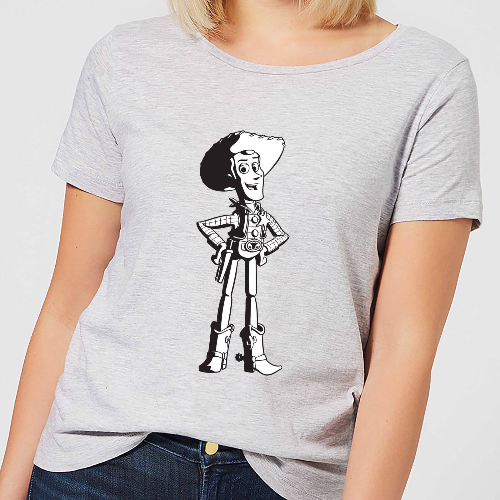 Toy Story Sheriff Woody Women S T Shirt Grey Clothing Zavvi Us