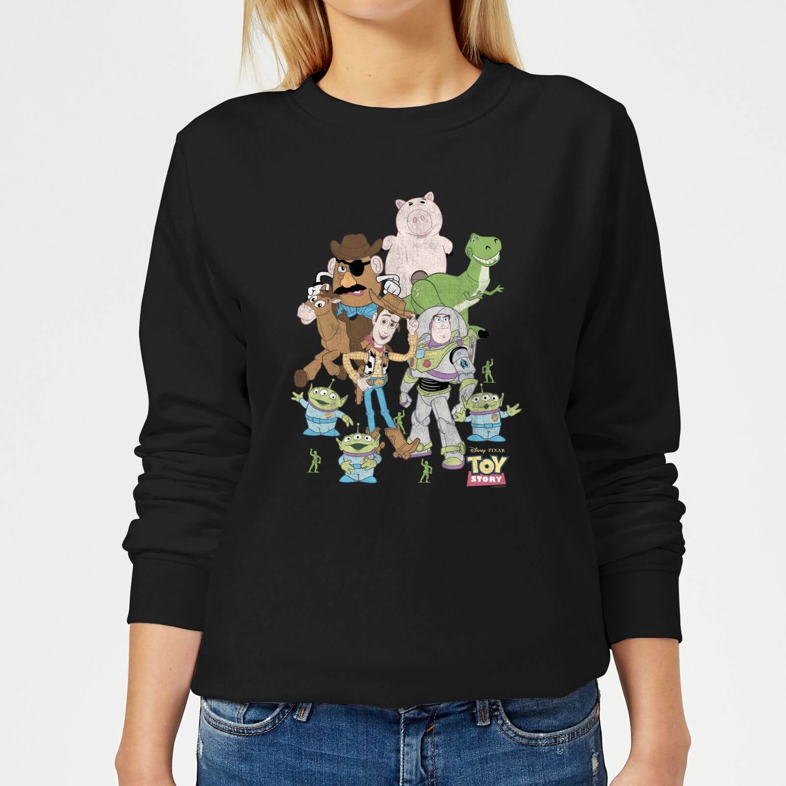 Toy Story Group Shot Women S Sweatshirt Black Clothing Zavvi Australia