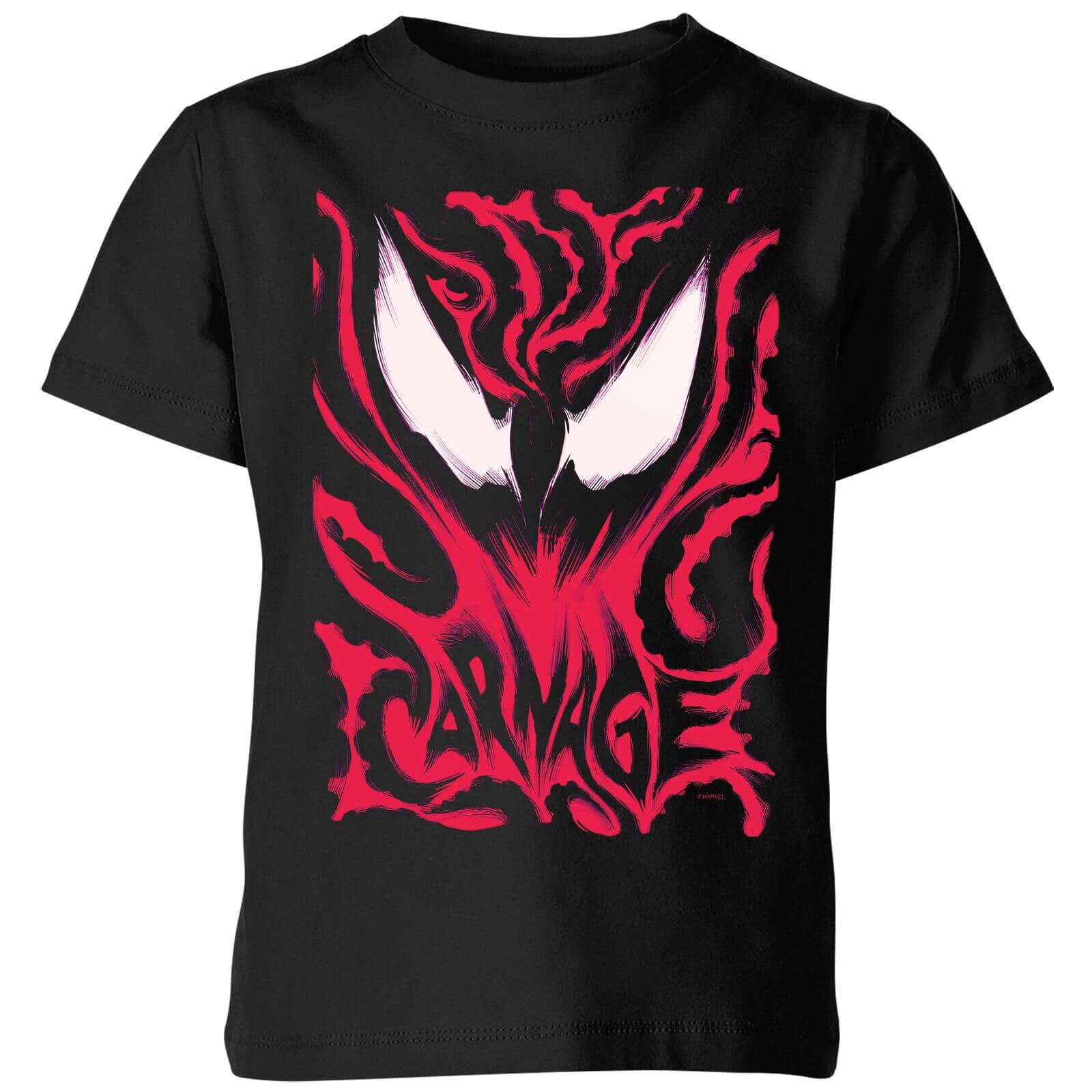 Carnage is Back Comic Poster Venom Official Marvel Spider-man Black Mens T-shirt