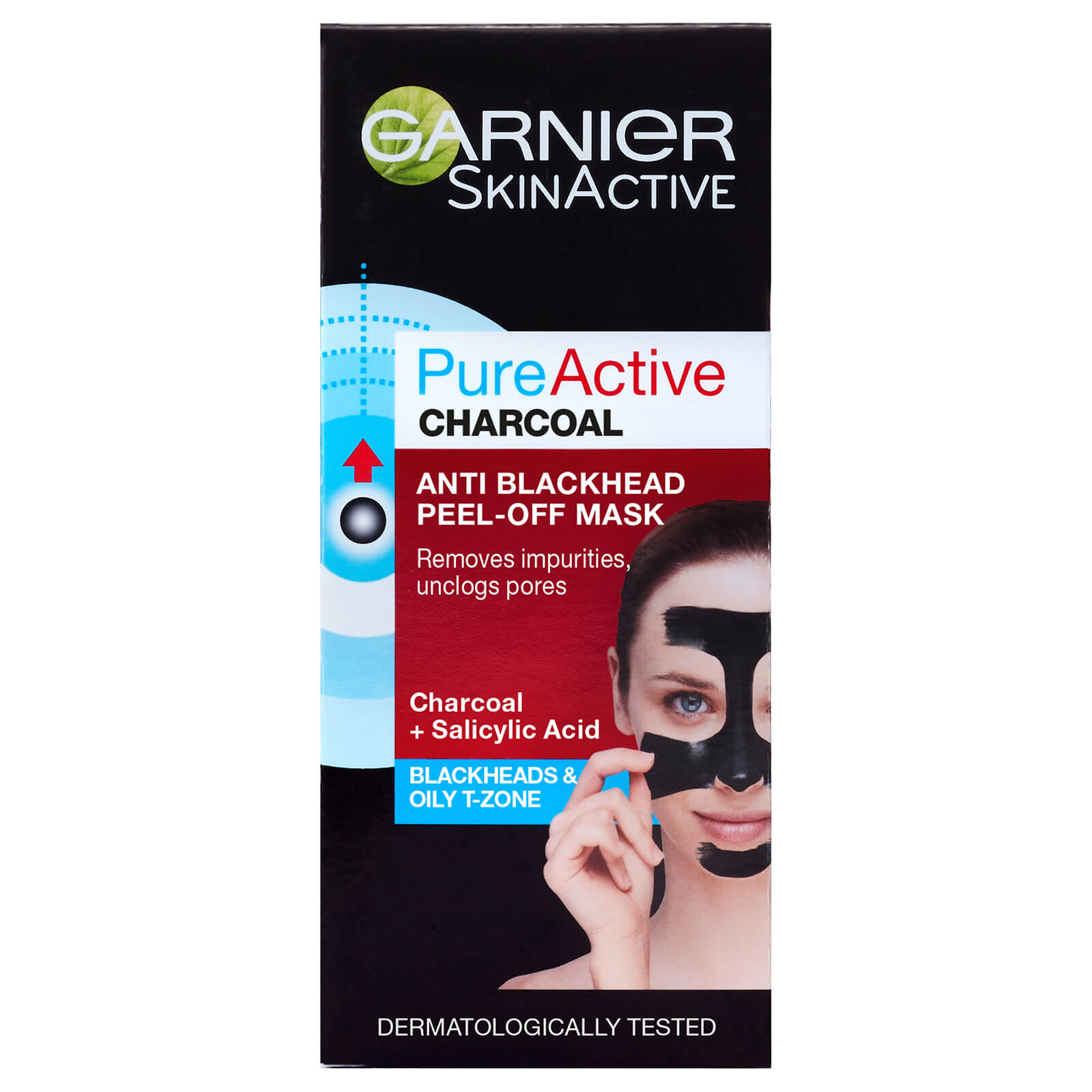 Garnier activated charcoal peel off mask