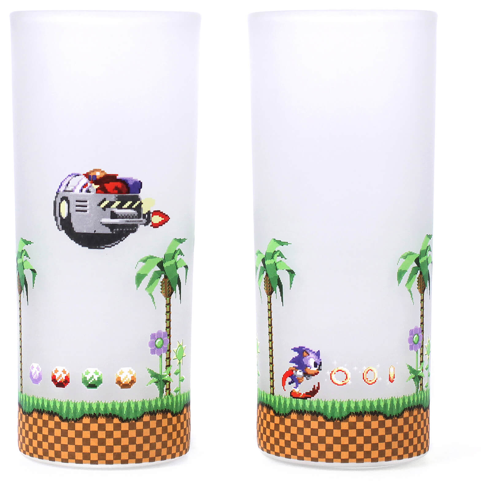 Sonic The Hedgehog Glasses Set Of 2