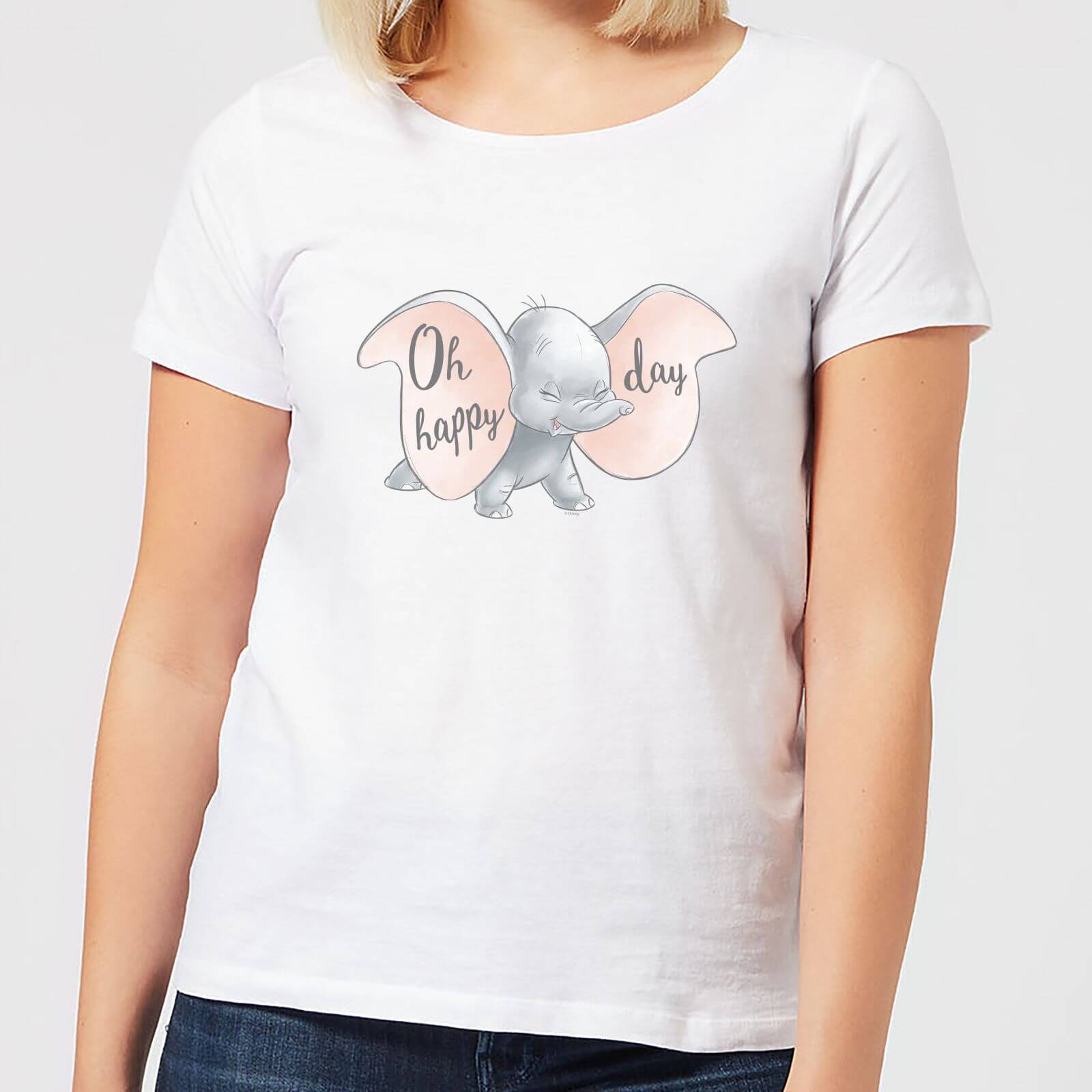 Dumbo Happy Day Women S T Shirt White Clothing Zavvi Us