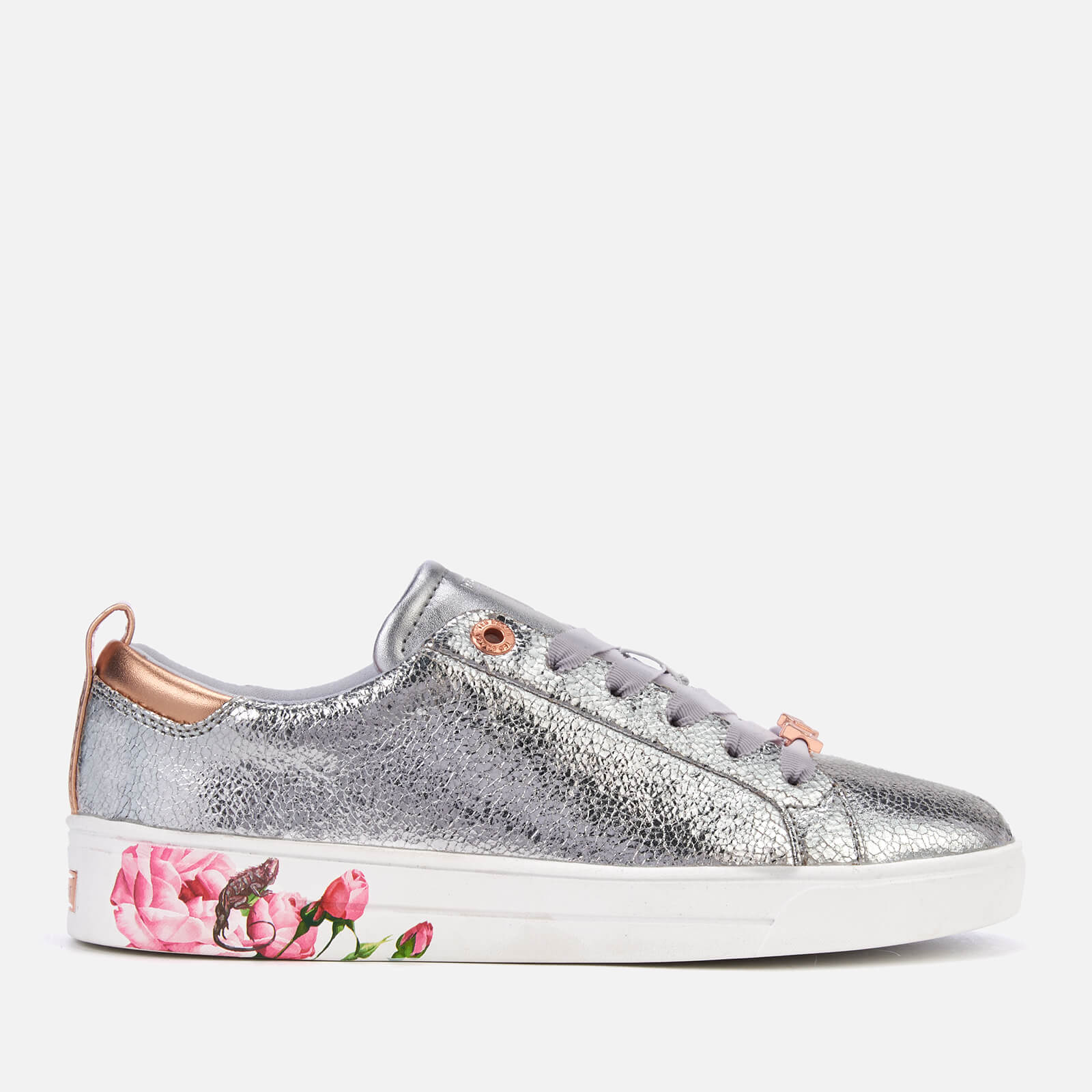silver womens trainers