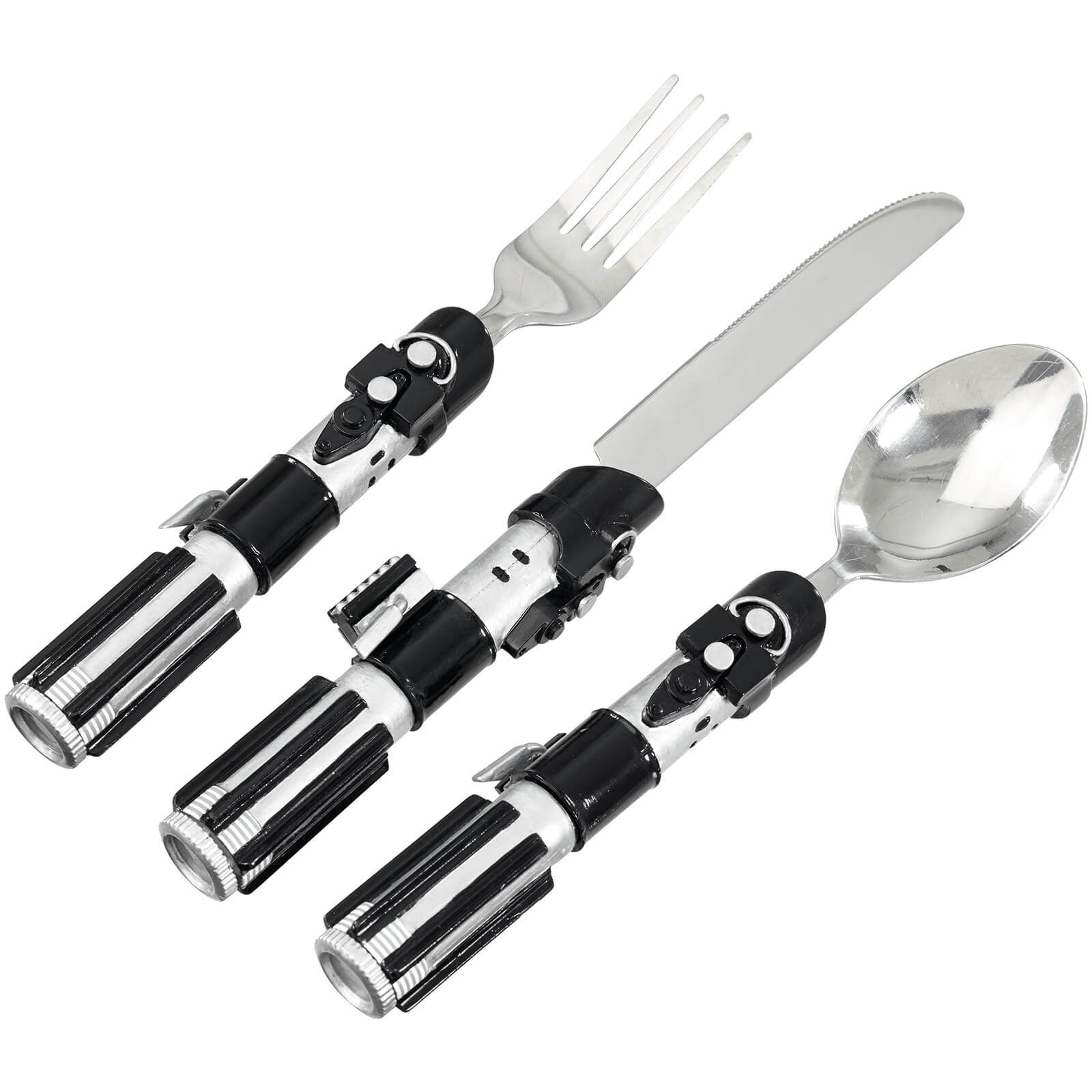 Star Wars Darth Vader Lightsaber Handles Cutlery Set