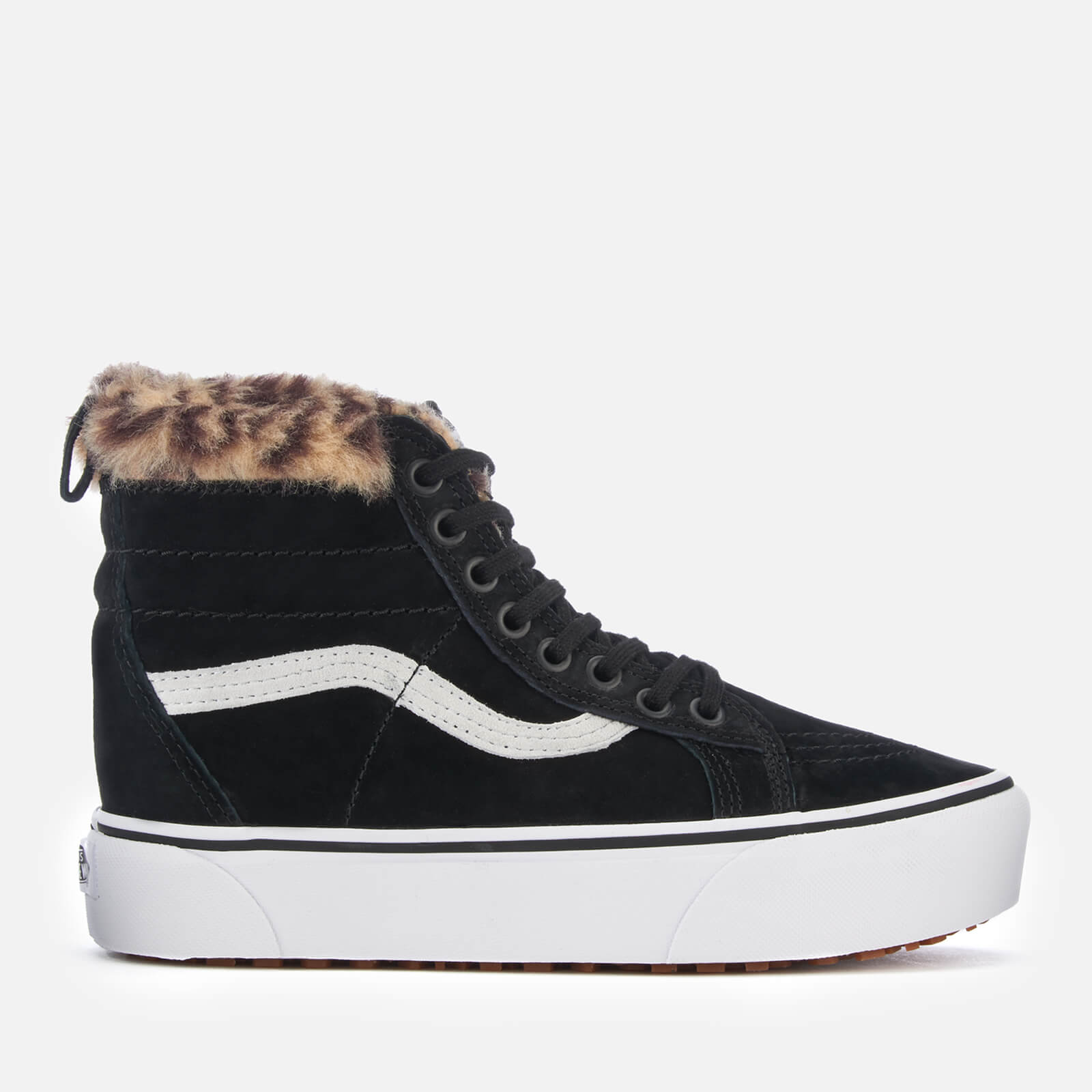 Vans Women's Sk8-Hi Platform Trainers MTE - Black/Leopard Fur Vans Women's Sk8-Hi Platform Trainers MTE - Black/Leopard Fur