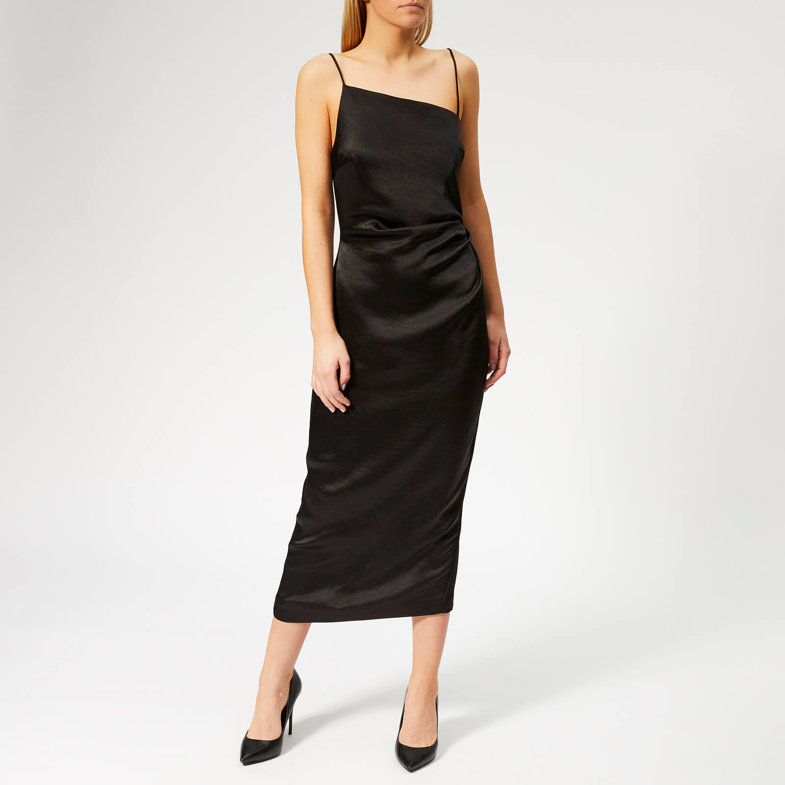 bec and bridge asymmetrical dress black