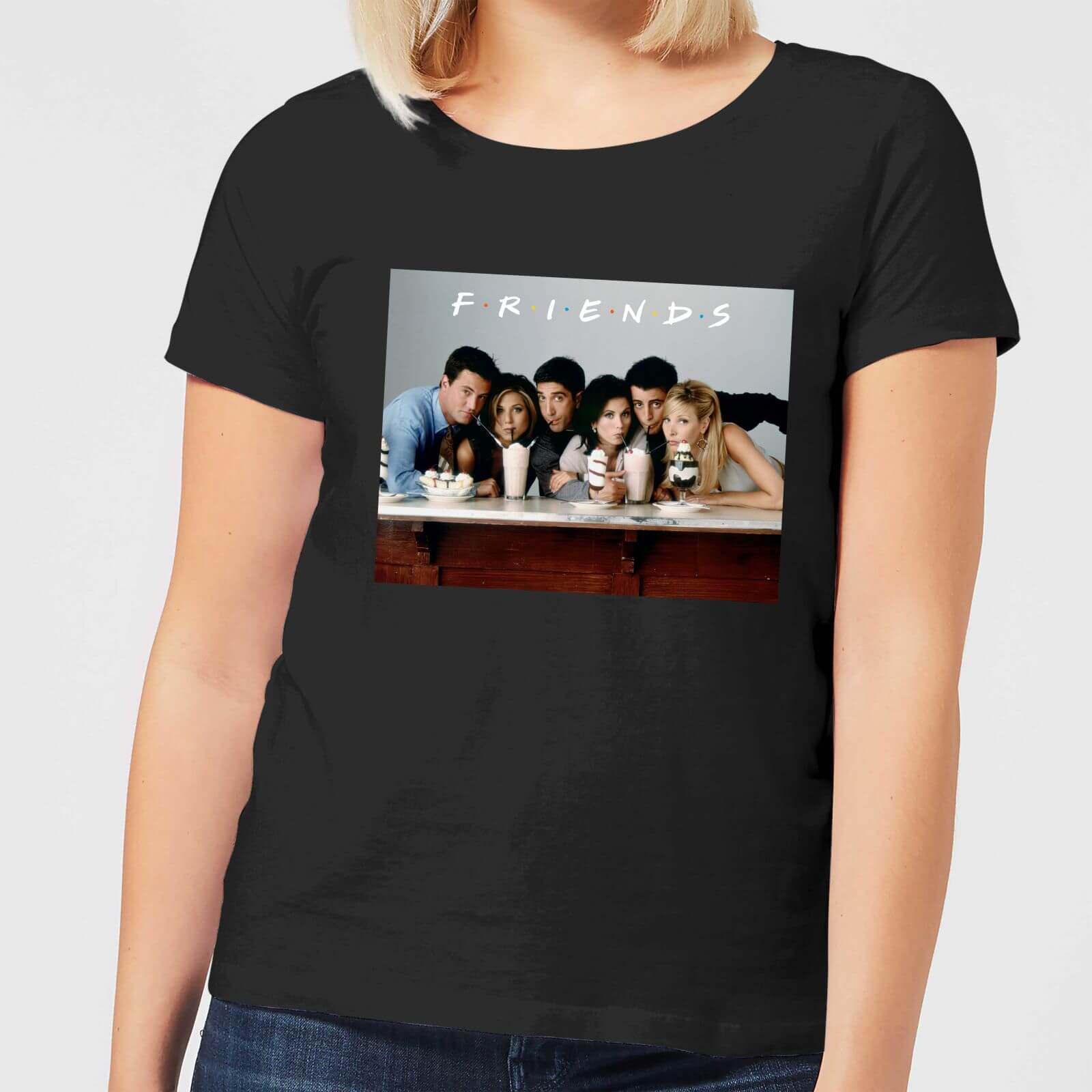 Friends Milkshake Women S T Shirt Black Clothing Zavvi Us