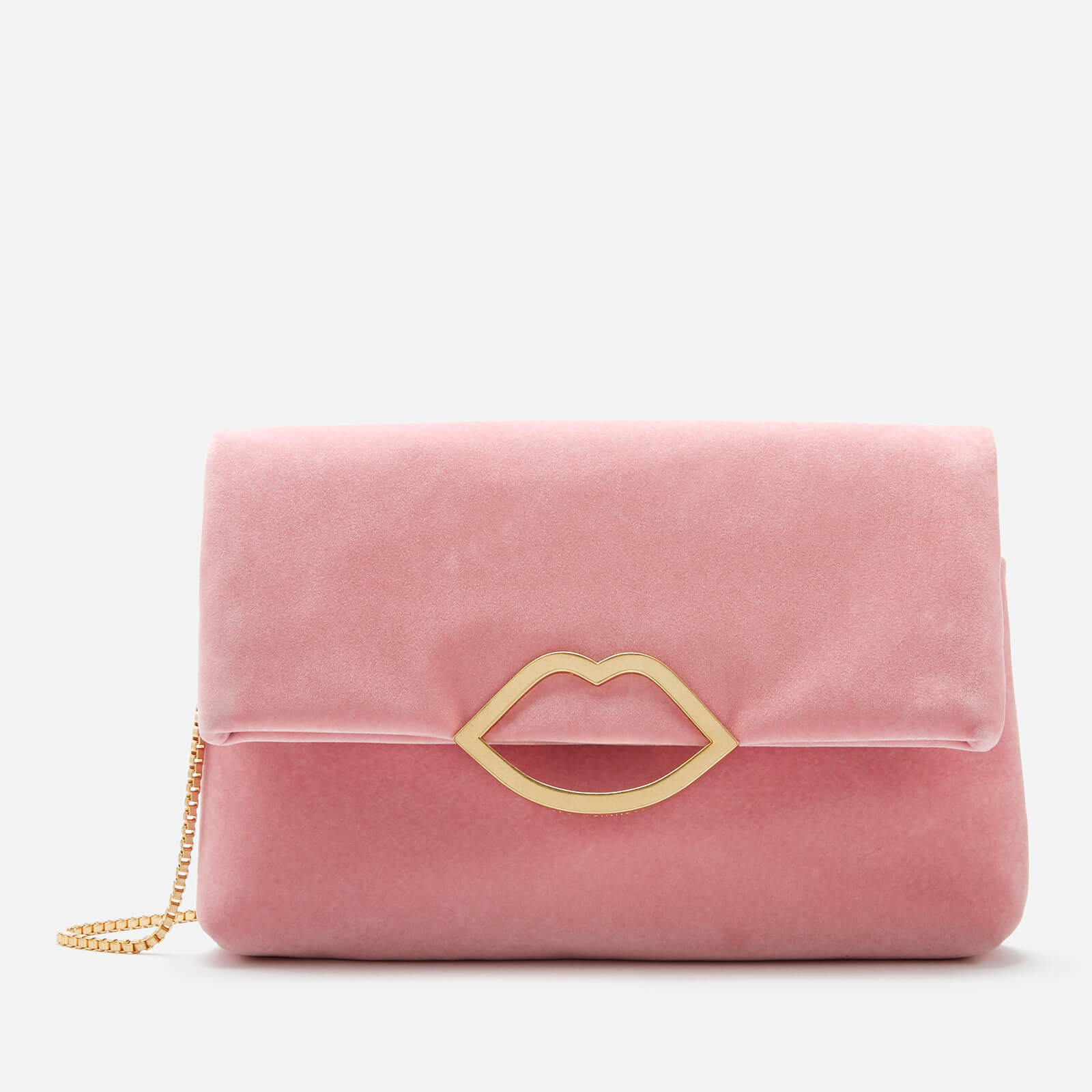 dusky pink clutch bag