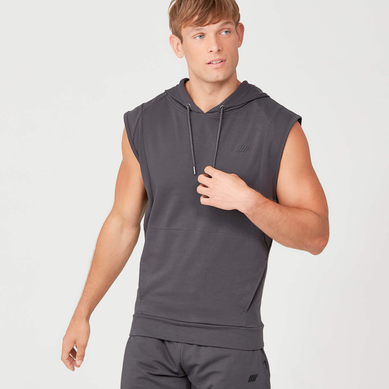 Comprar Sudadera Slim Fit Sin Mangas Gris Myprotein
