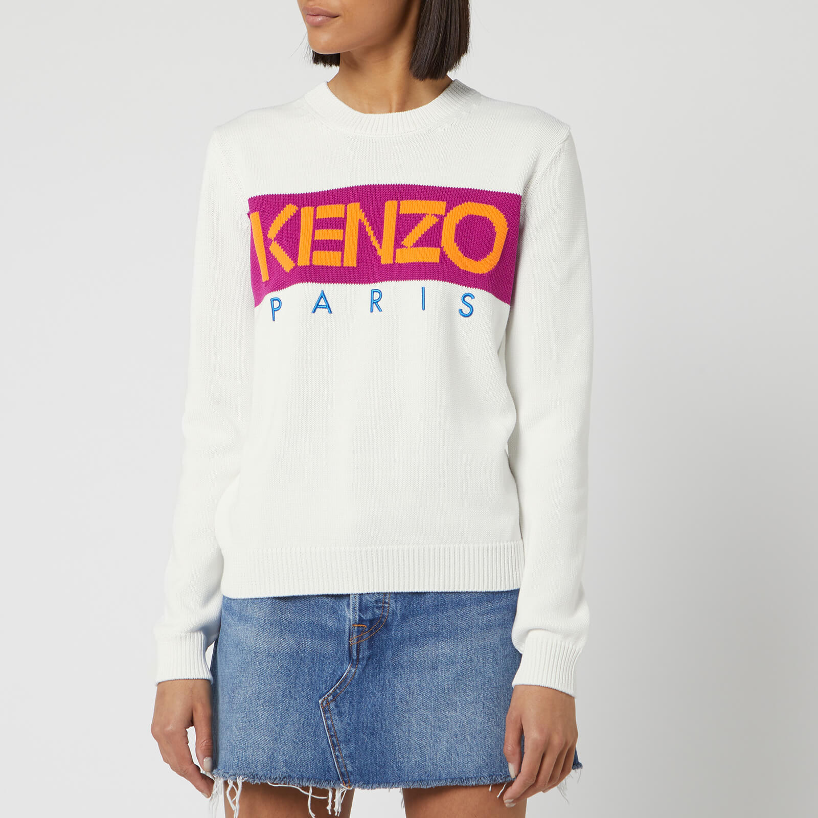 white kenzo jumper womens