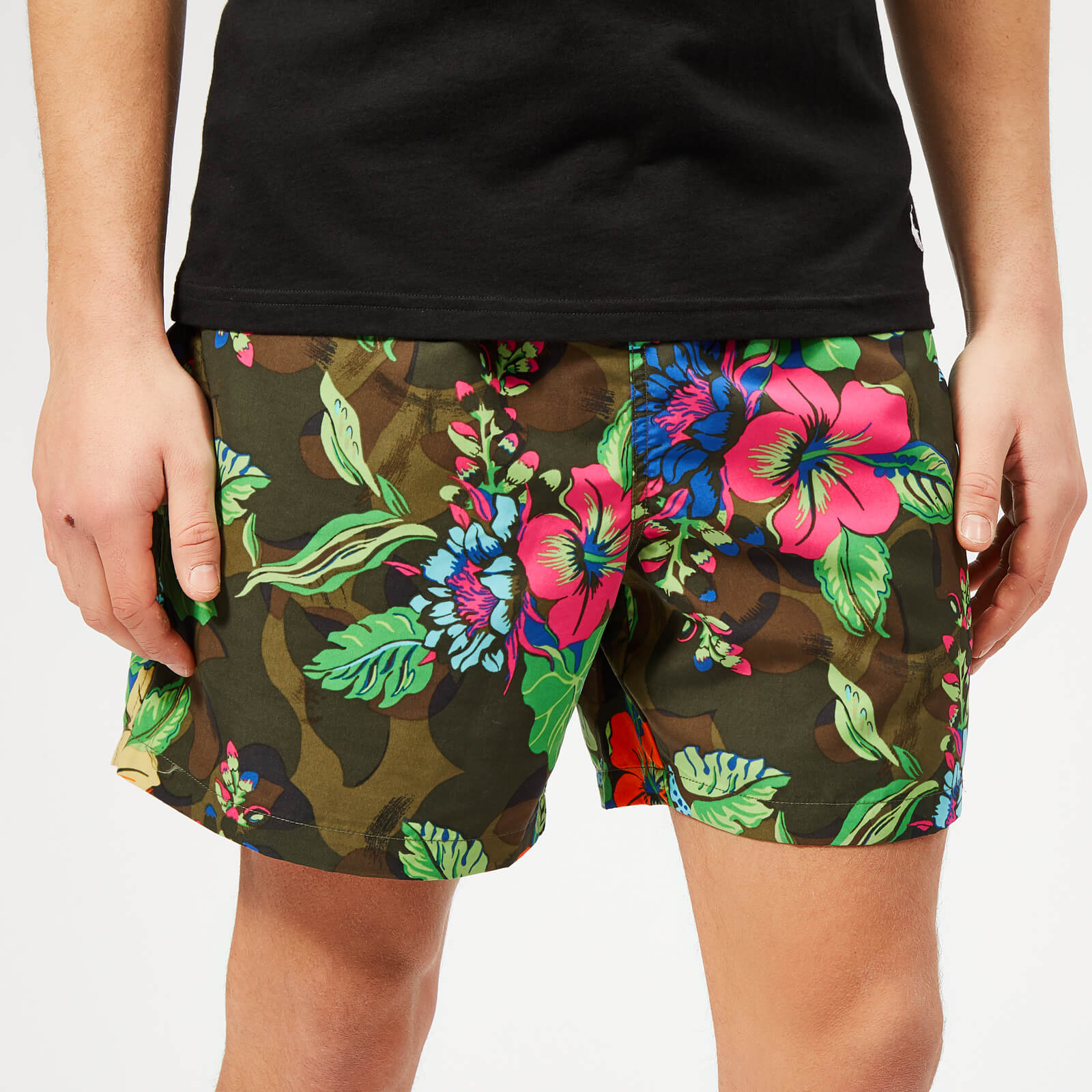 ralph lauren camo swim shorts