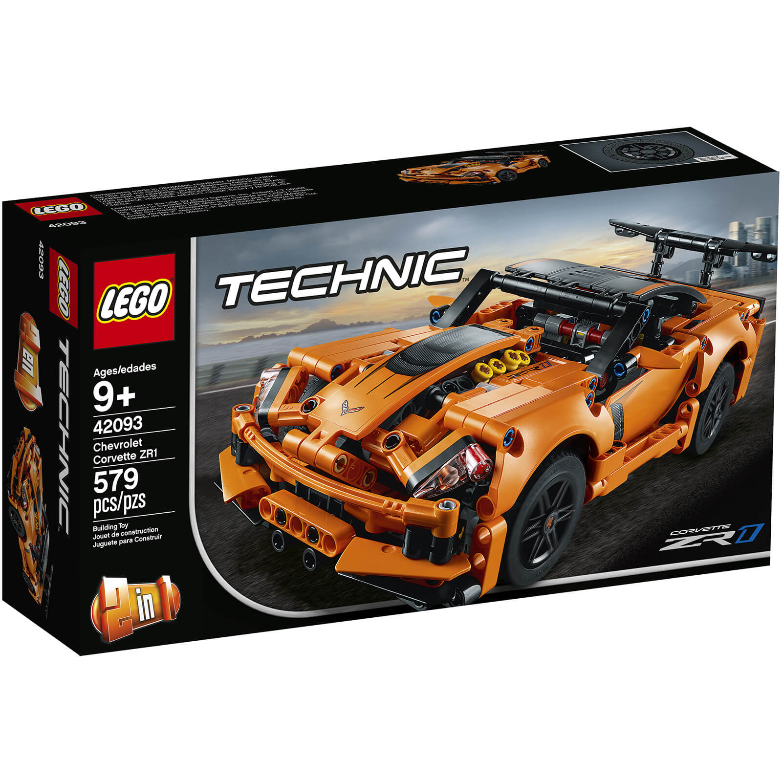 Lego Technic Corvette Super Car 42093 Toys Thehutcom