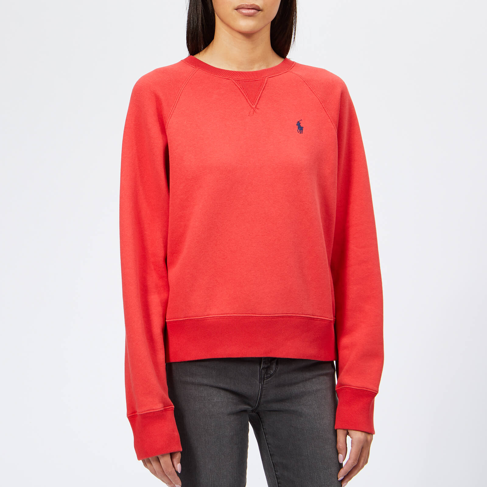 ralph lauren crew neck sweatshirt womens