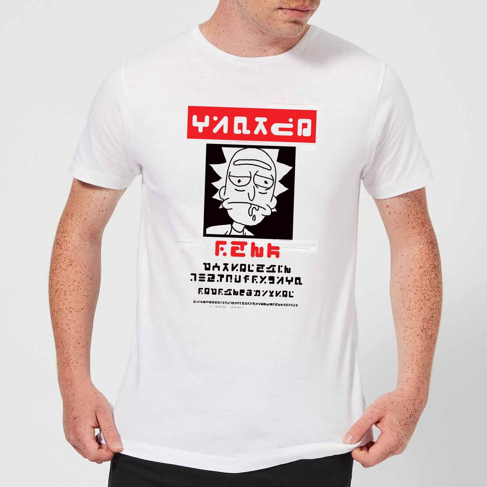 Rick And Morty Wanted Rick Men S T Shirt White Clothing Zavvi Uk