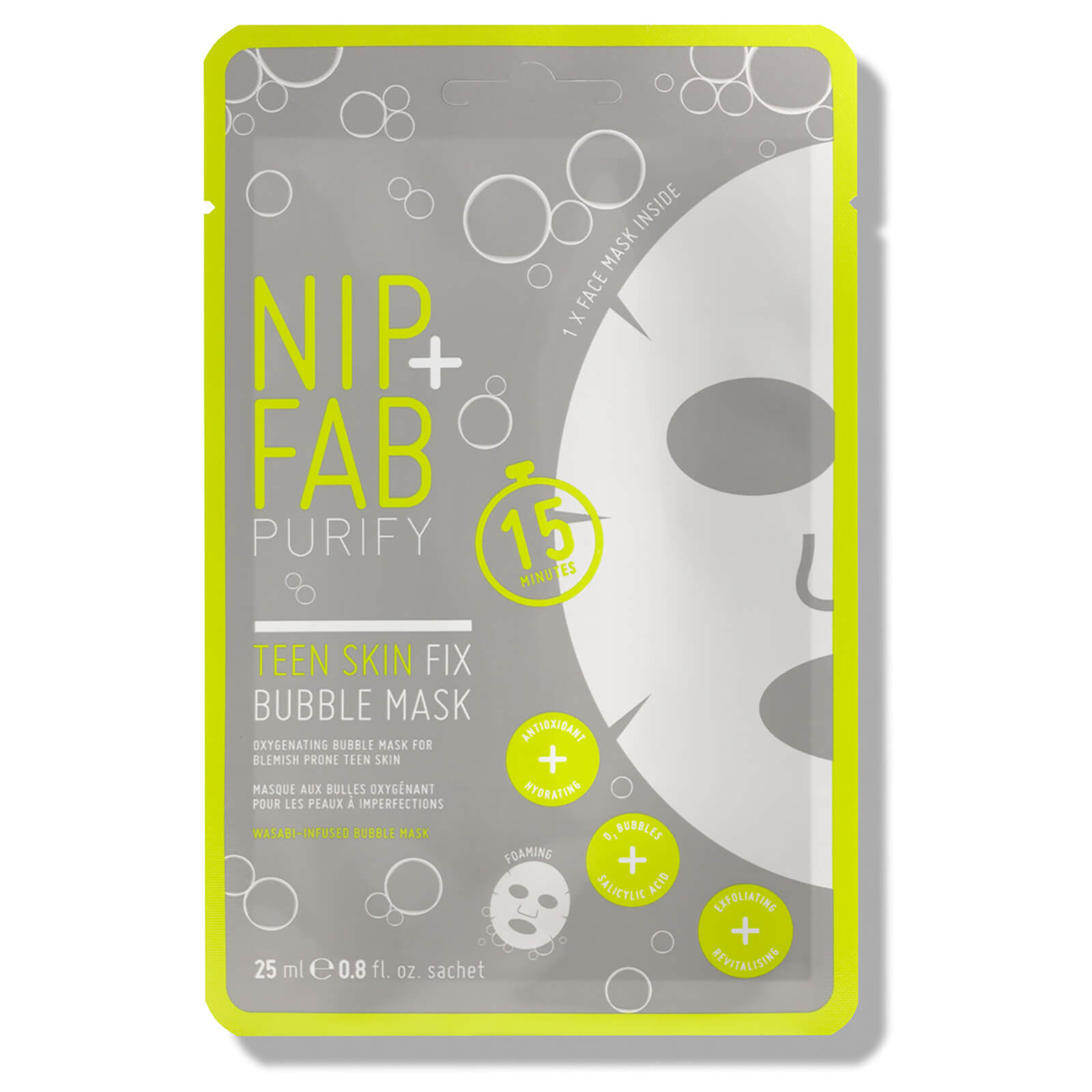 NIP+FAB Teen Skin Fix Bubble Sheet Mask
