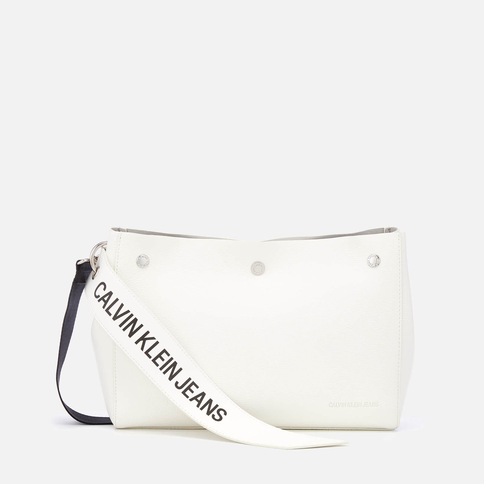calvin klein white shoulder bag