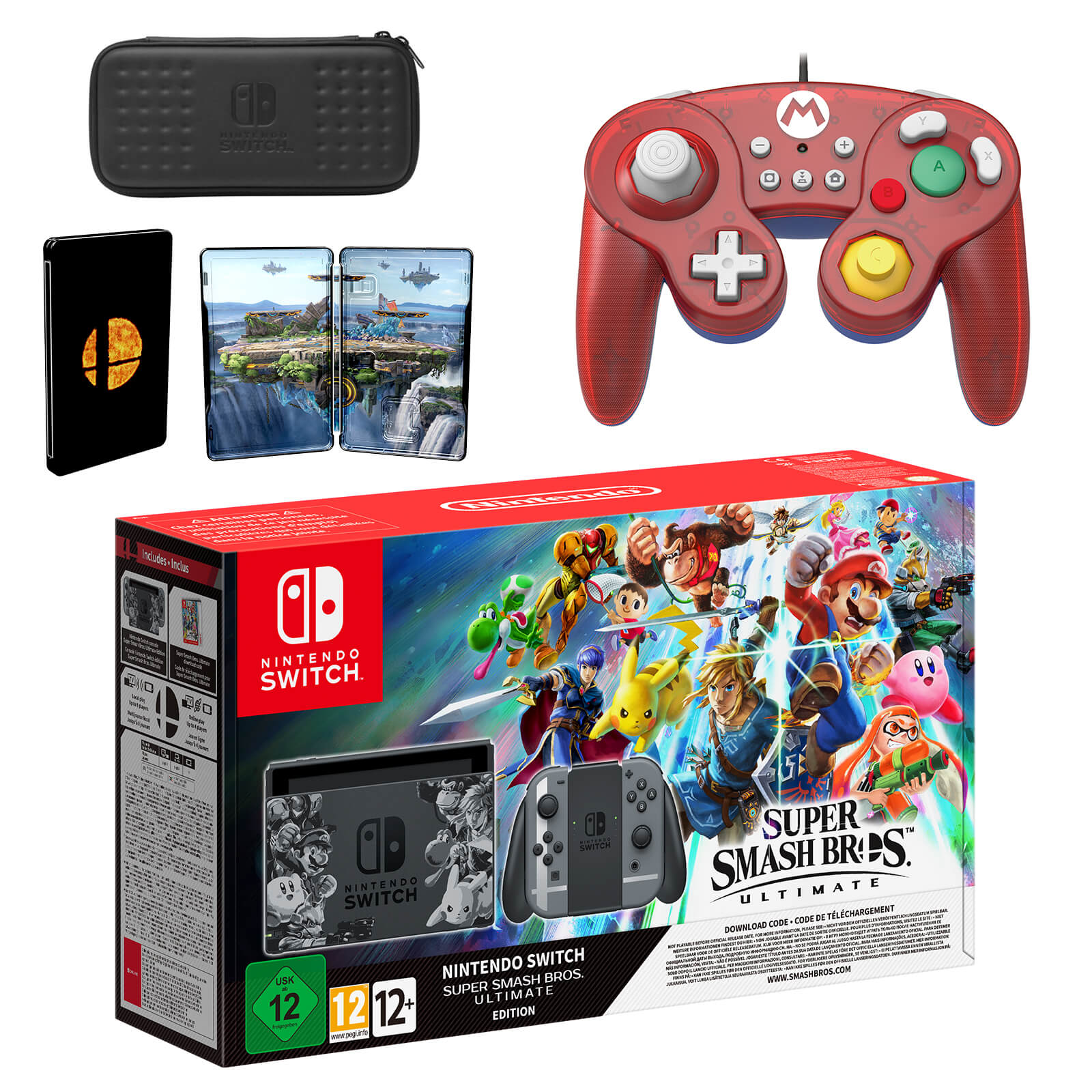 nintendo switch smash bros bundle