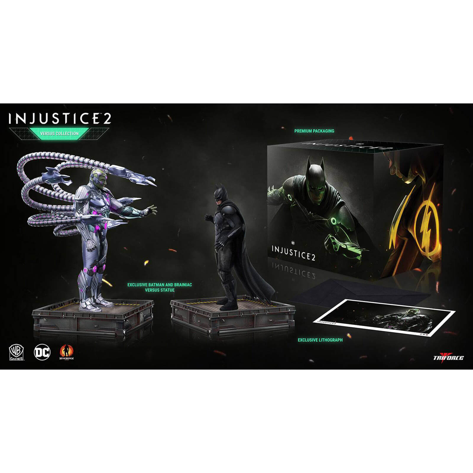 Triforce Dc Comics Injustice 2 The Versus Collection 23 28cm Pvc Statues Game Not Included