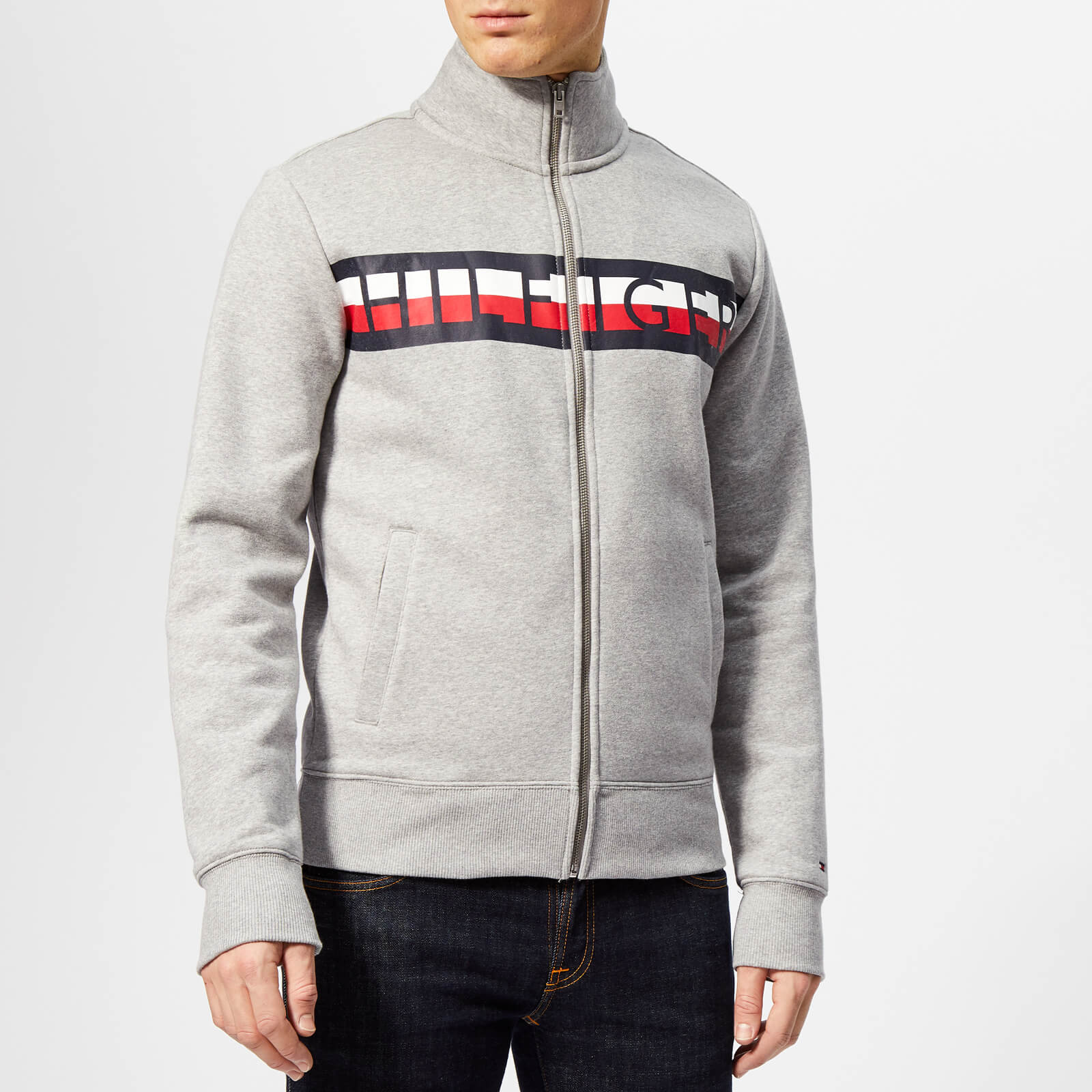mens grey tommy hilfiger sweatshirt